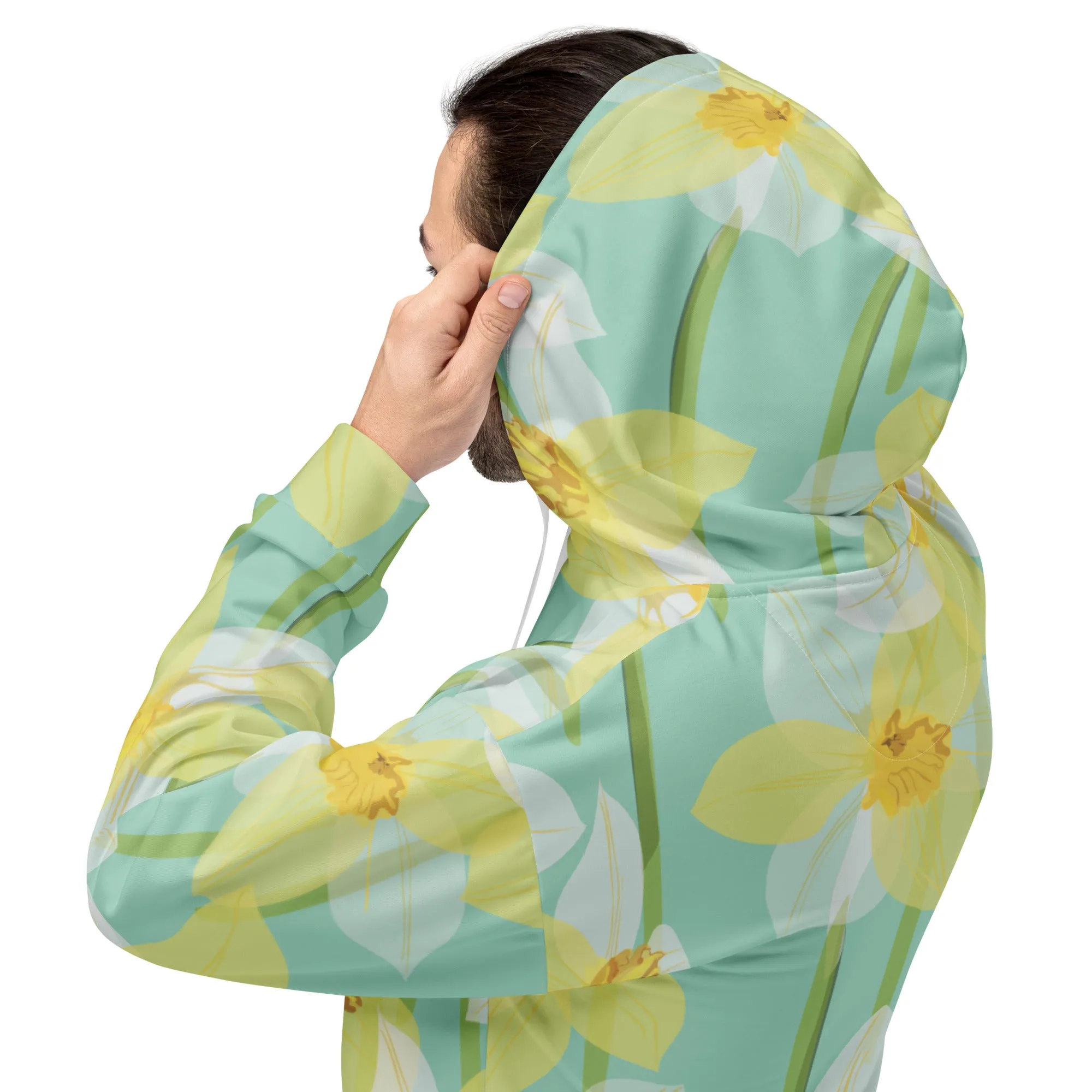 Floral Hoodie (Glamourange Spring Best Hoodies Collection - Flower Hoodies Print 0018)