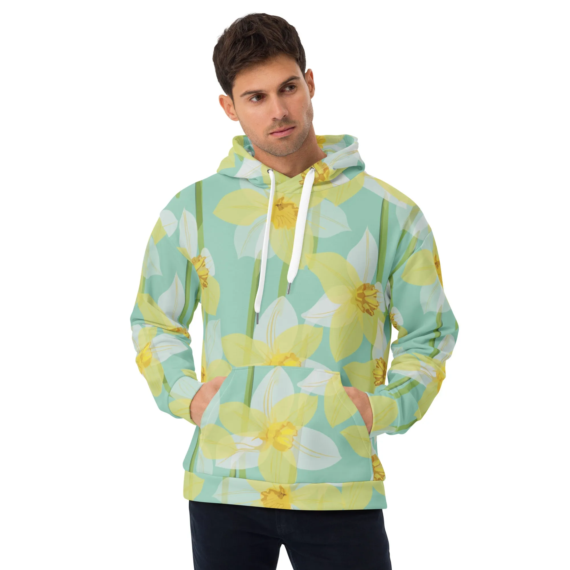 Floral Hoodie (Glamourange Spring Best Hoodies Collection - Flower Hoodies Print 0018)