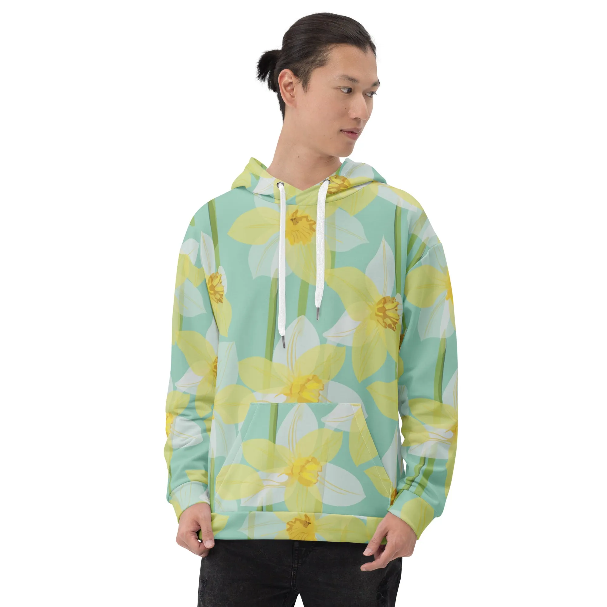 Floral Hoodie (Glamourange Spring Best Hoodies Collection - Flower Hoodies Print 0018)