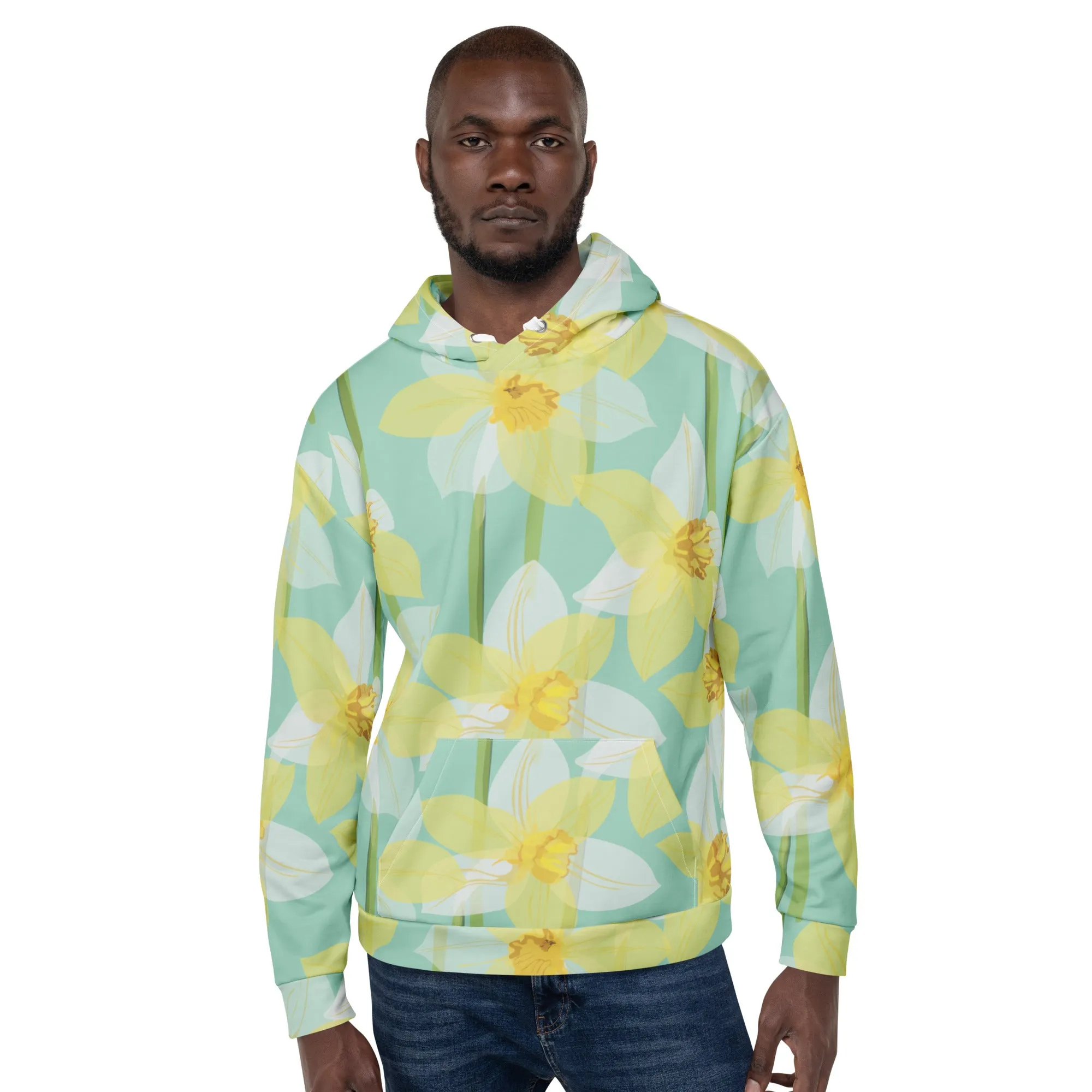 Floral Hoodie (Glamourange Spring Best Hoodies Collection - Flower Hoodies Print 0018)