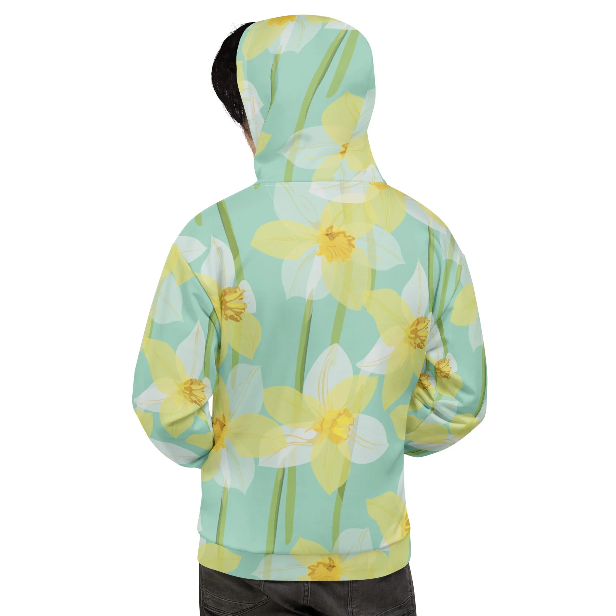 Floral Hoodie (Glamourange Spring Best Hoodies Collection - Flower Hoodies Print 0018)
