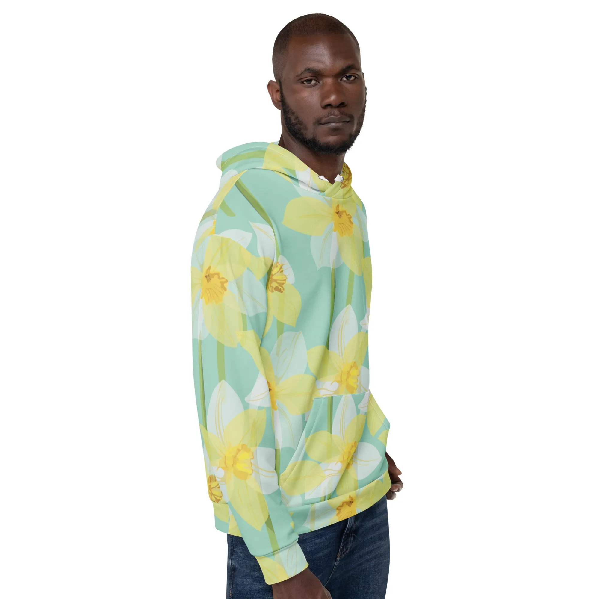 Floral Hoodie (Glamourange Spring Best Hoodies Collection - Flower Hoodies Print 0018)