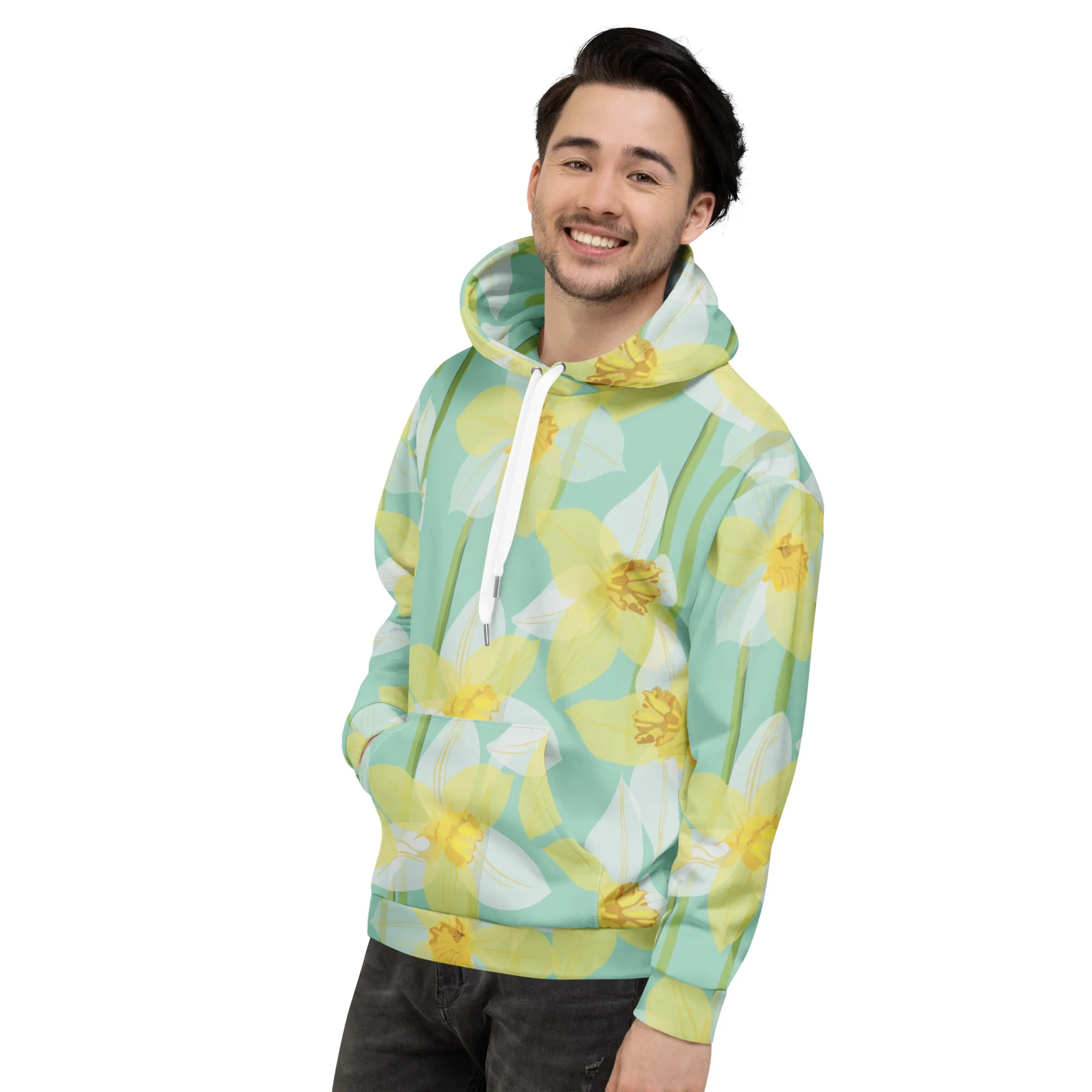 Floral Hoodie (Glamourange Spring Best Hoodies Collection - Flower Hoodies Print 0018)