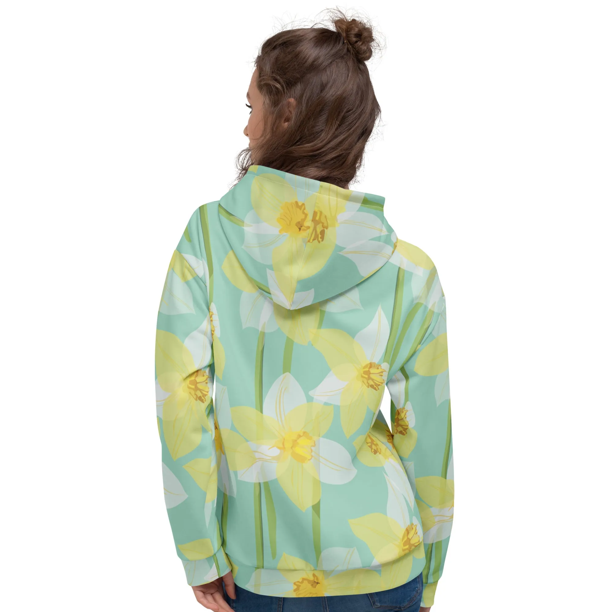 Floral Hoodie (Glamourange Spring Best Hoodies Collection - Flower Hoodies Print 0018)