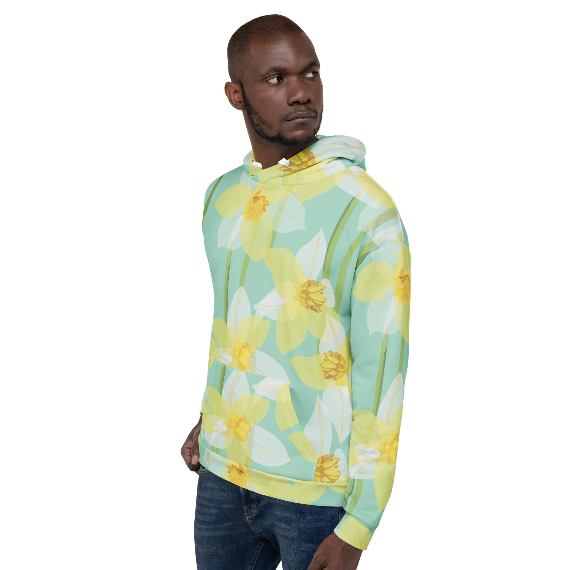 Floral Hoodie (Glamourange Spring Best Hoodies Collection - Flower Hoodies Print 0018)