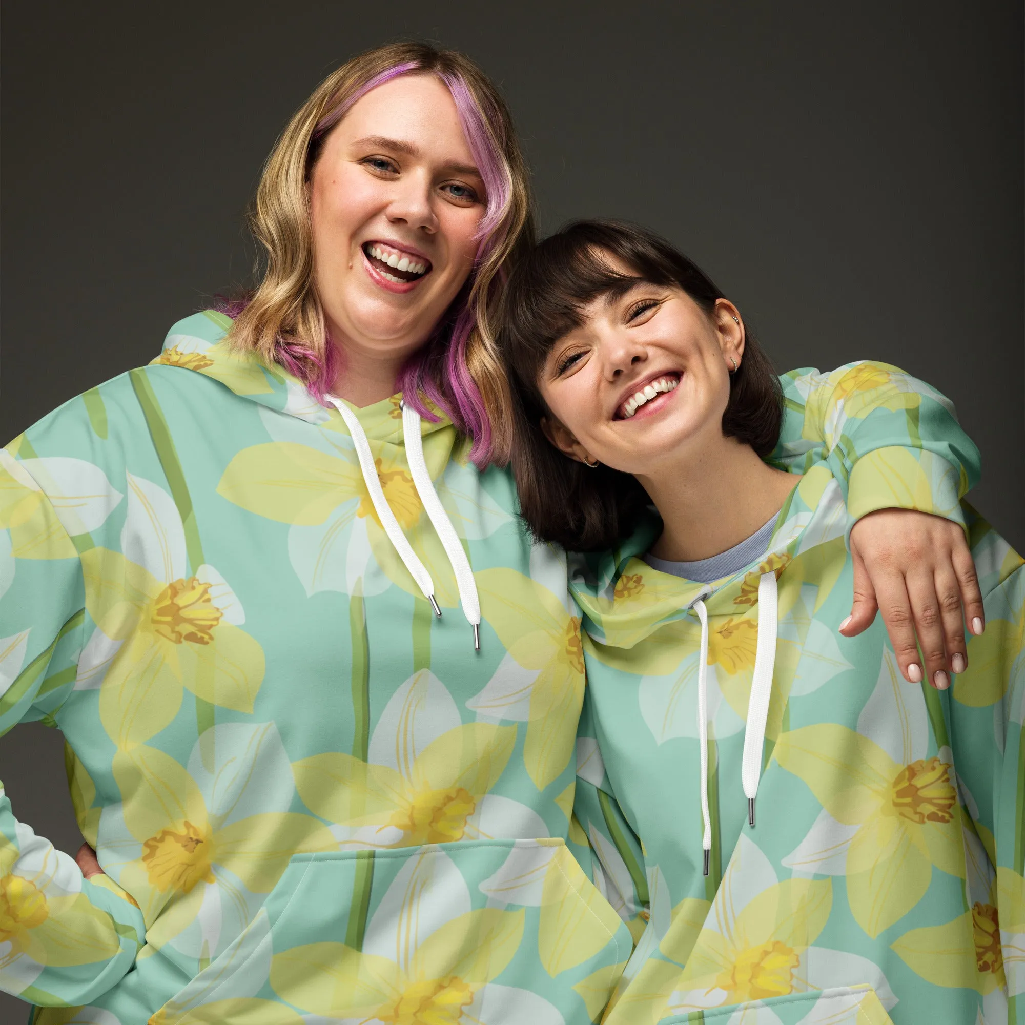 Floral Hoodie (Glamourange Spring Best Hoodies Collection - Flower Hoodies Print 0018)