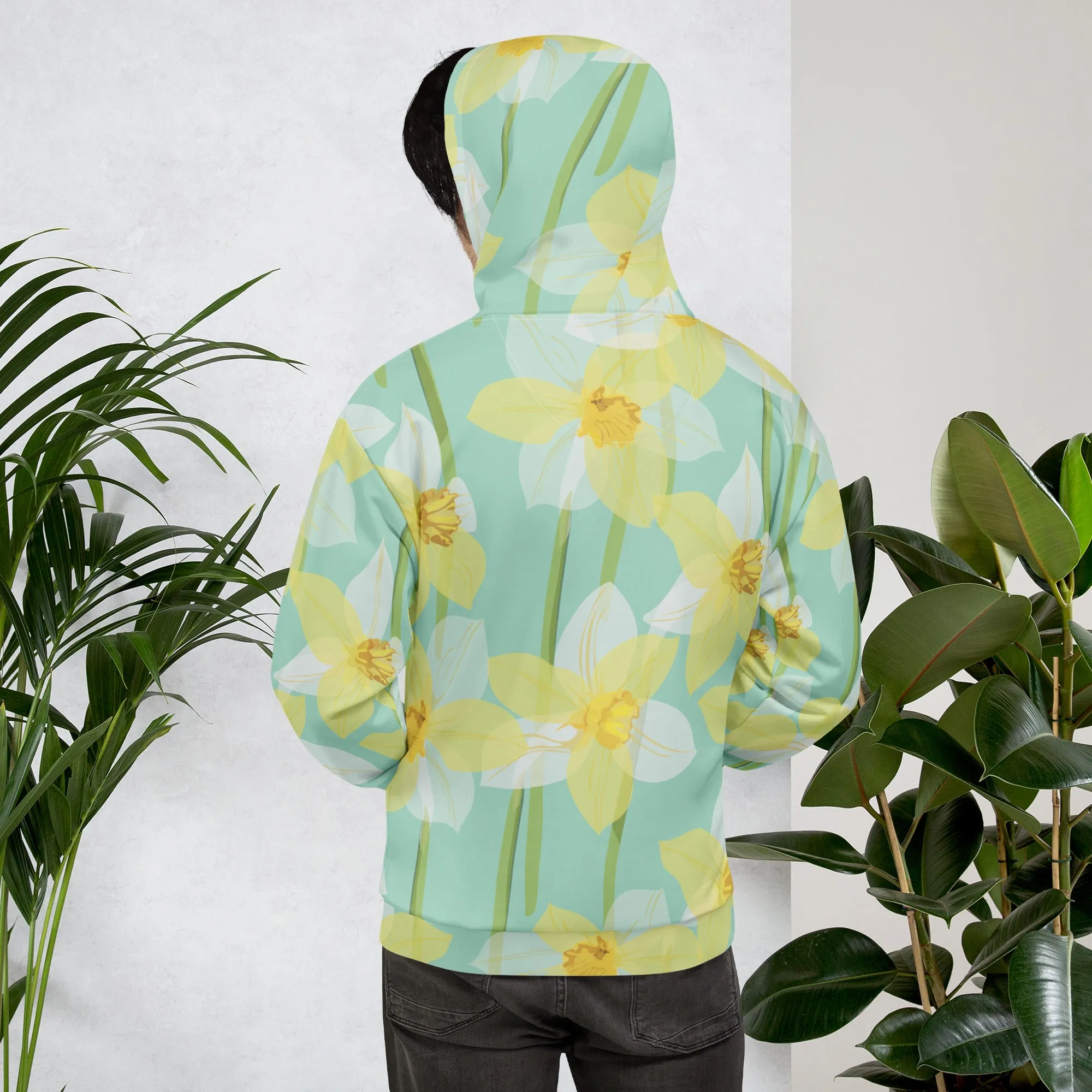 Floral Hoodie (Glamourange Spring Best Hoodies Collection - Flower Hoodies Print 0018)