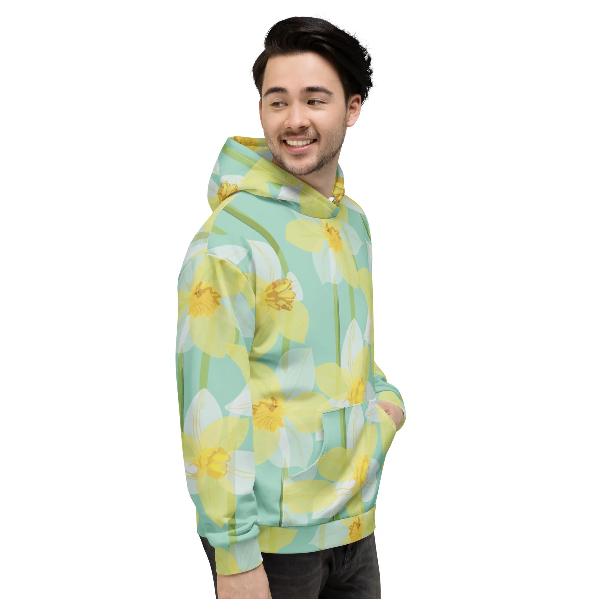 Floral Hoodie (Glamourange Spring Best Hoodies Collection - Flower Hoodies Print 0018)