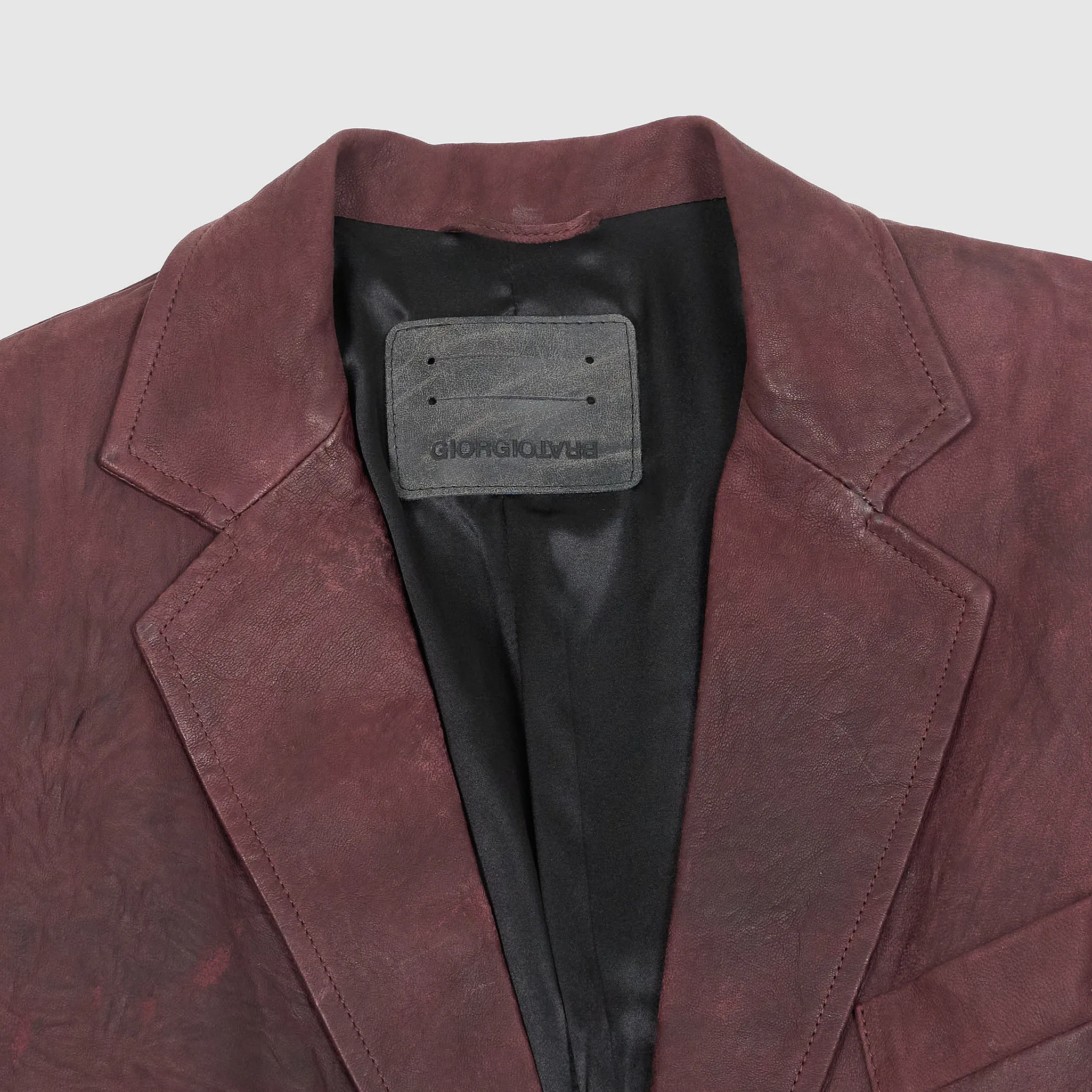 Giorgio Brato Lamb Leather Blazer