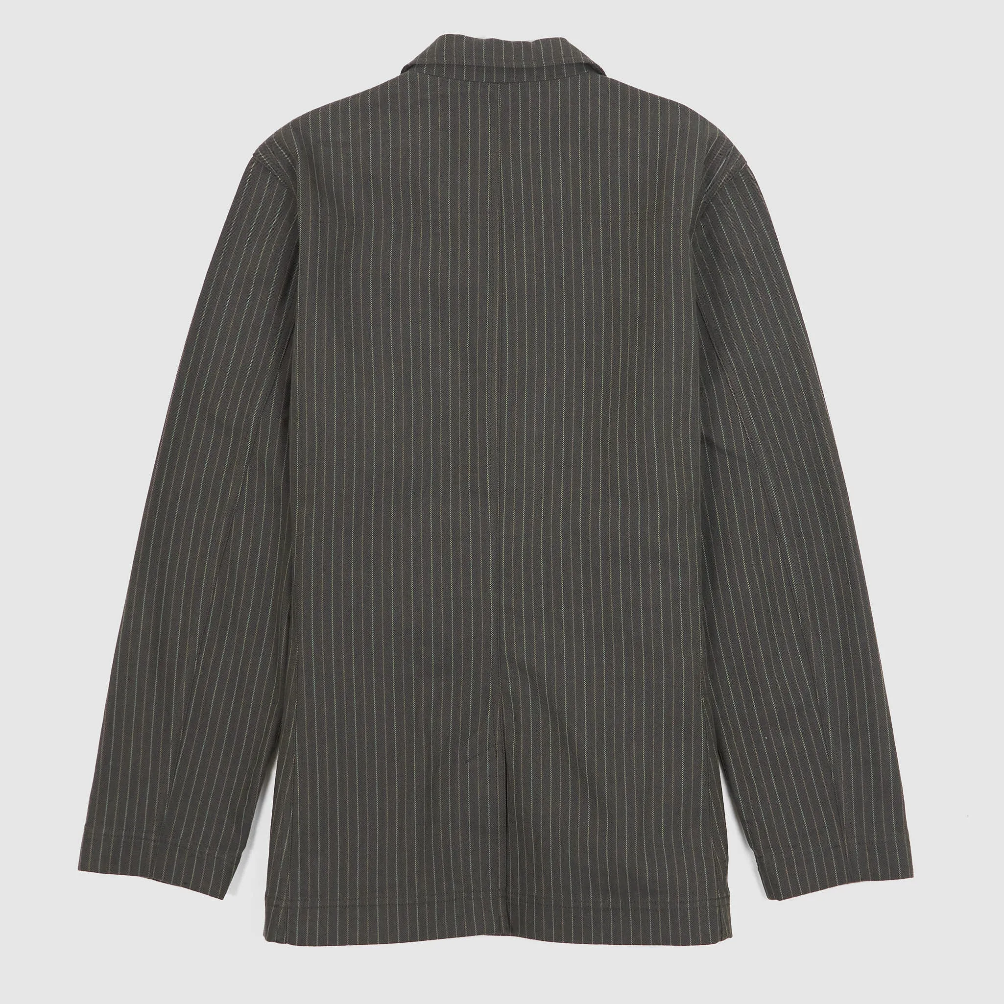 Hansen 4 Buttons Herringbone  Pinstripe  Cotton Blazer