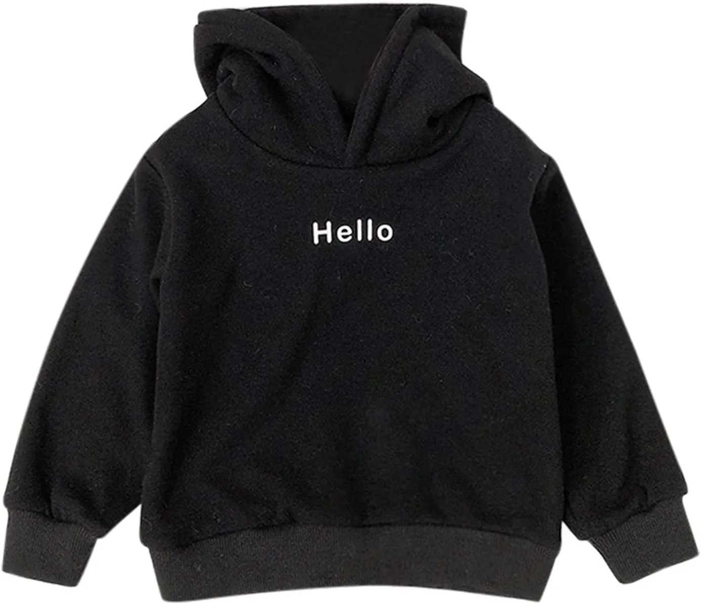 High Land Cow Girls Oversized Hoodie Shirts Dressy Casual Gradient Cute Hooded Pullover Tops Loose Kid Preppy Clothes