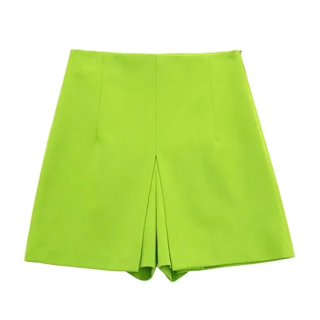 HIGH WAIST SHORT-SKIRT