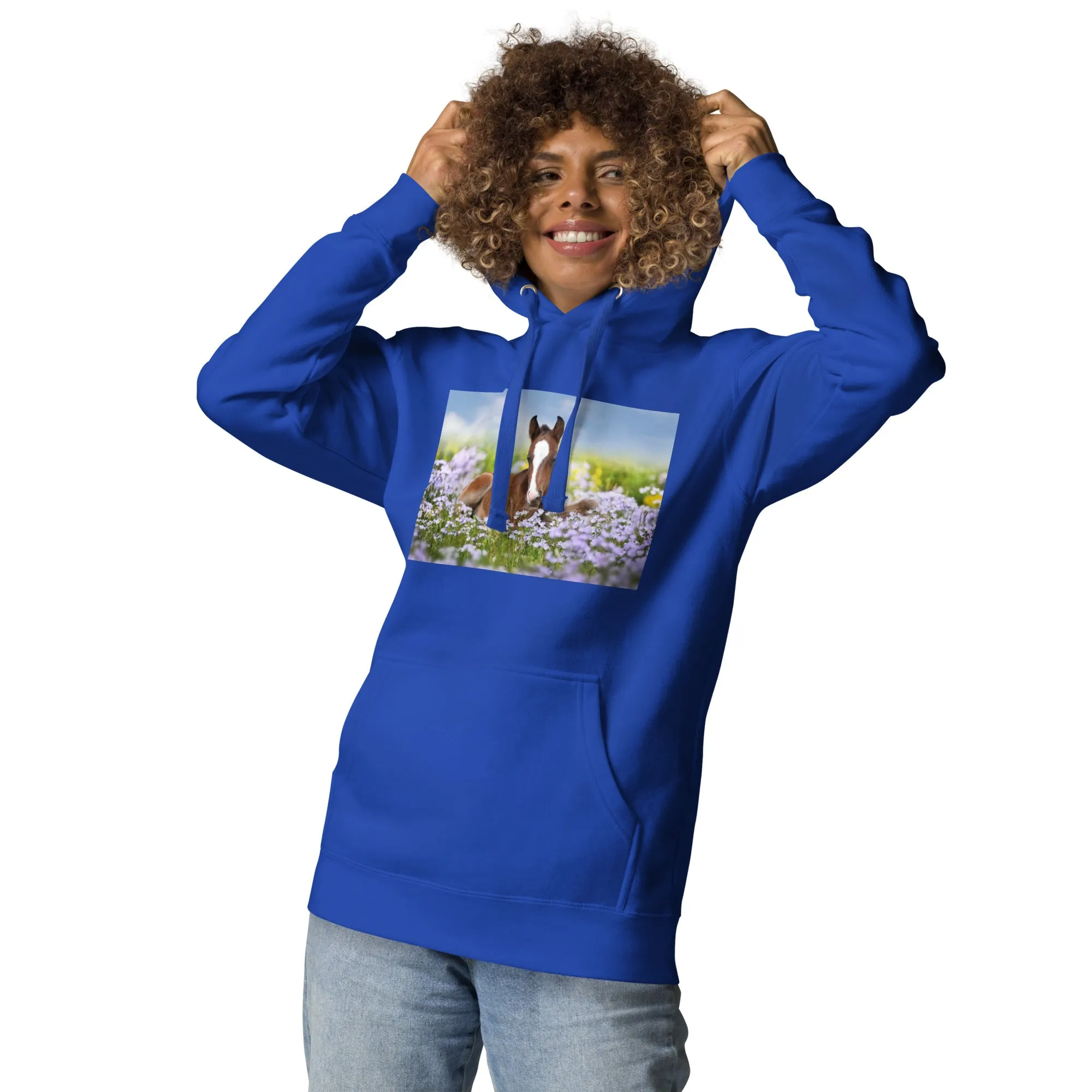Hoodie Womens Designer (Hoodies Womens - Horse 0025)