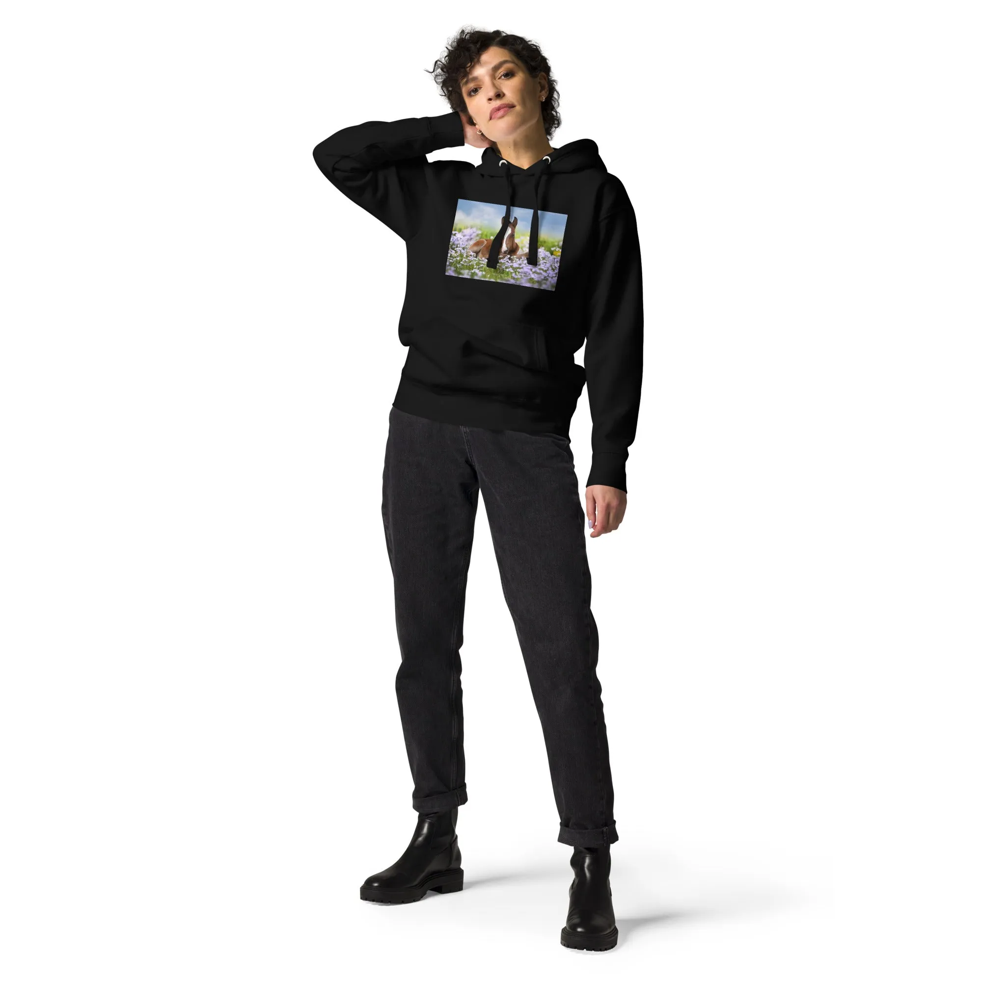 Hoodie Womens Designer (Hoodies Womens - Horse 0025)