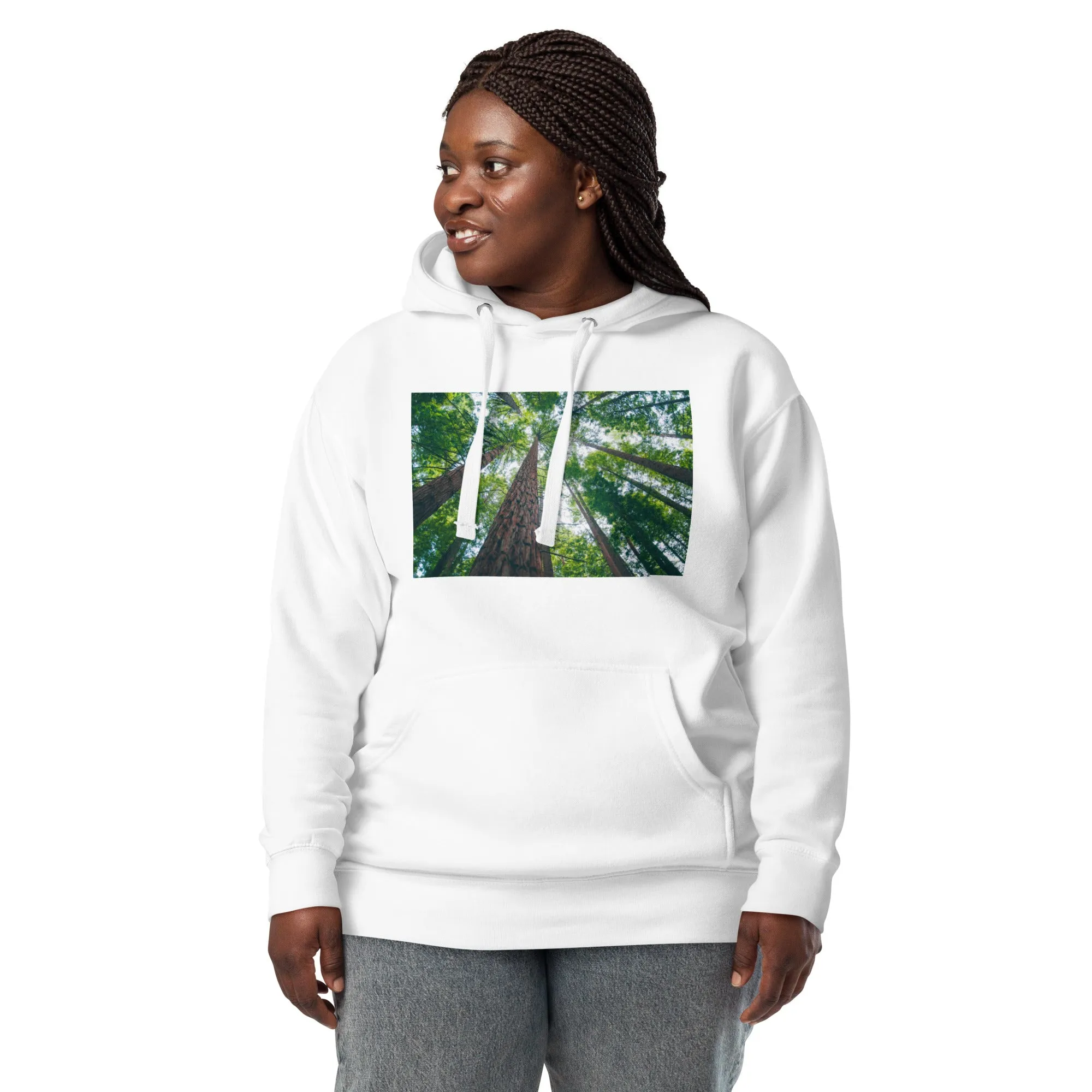 Hoodie Womens Designer (Hoodies Womens - Nature Forest 0017)