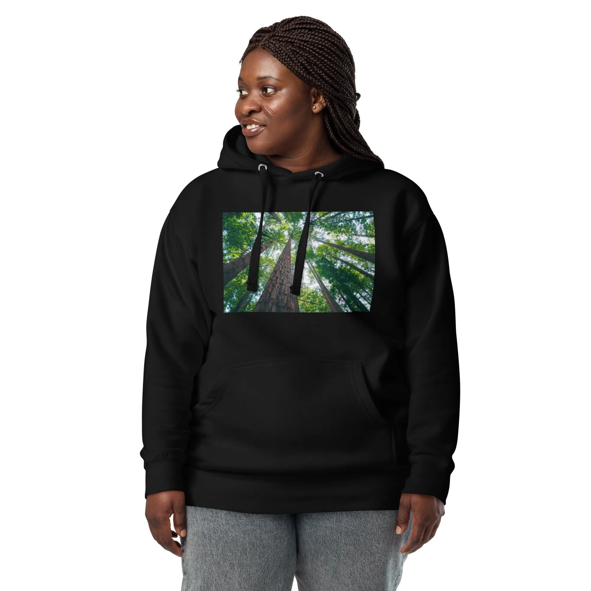 Hoodie Womens Designer (Hoodies Womens - Nature Forest 0017)