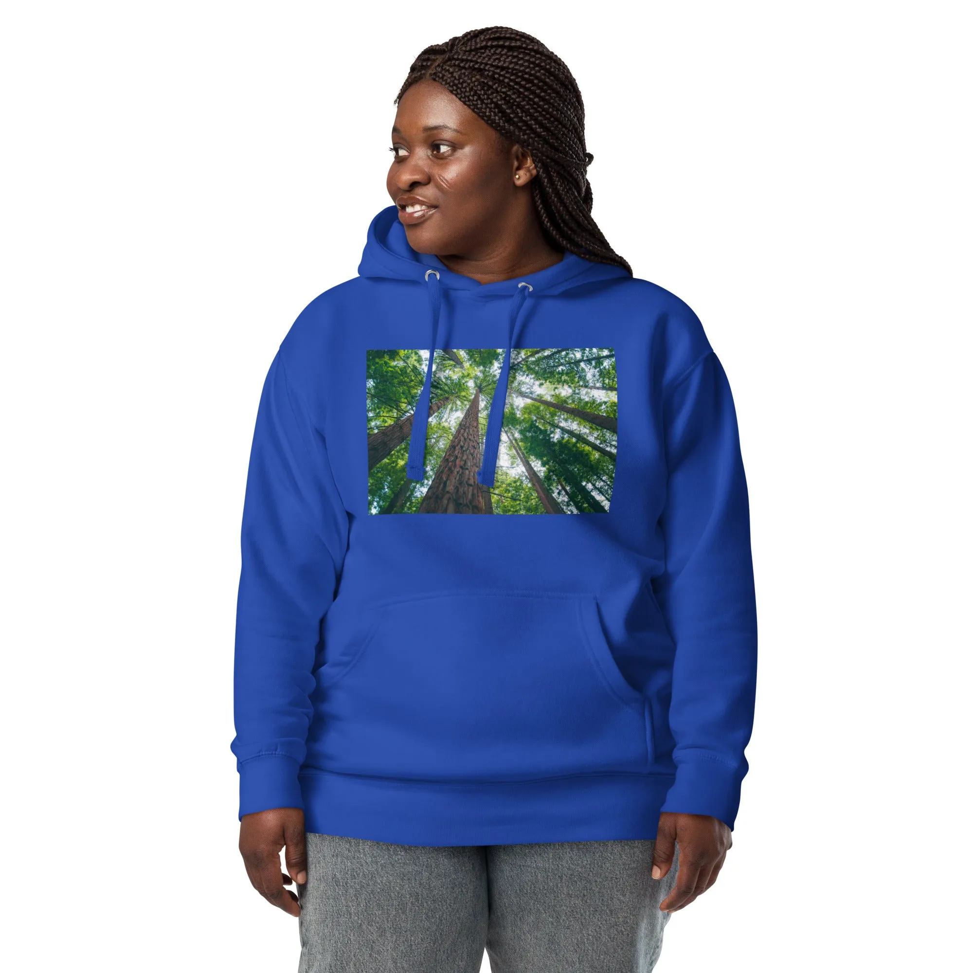 Hoodie Womens Designer (Hoodies Womens - Nature Forest 0017)