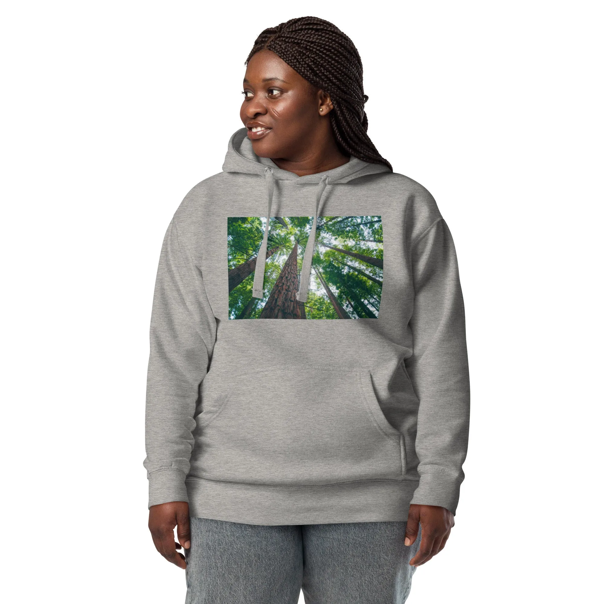 Hoodie Womens Designer (Hoodies Womens - Nature Forest 0017)