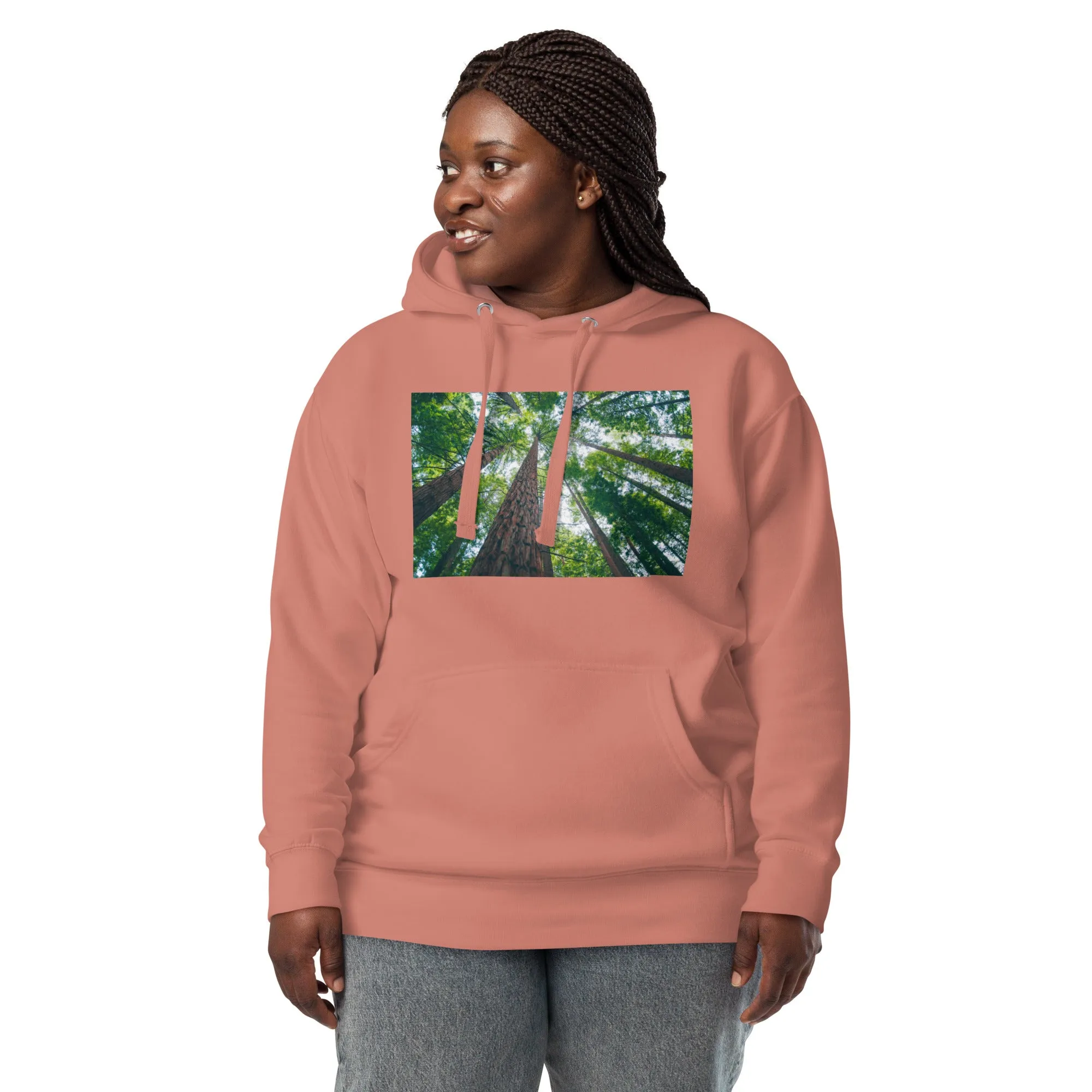Hoodie Womens Designer (Hoodies Womens - Nature Forest 0017)