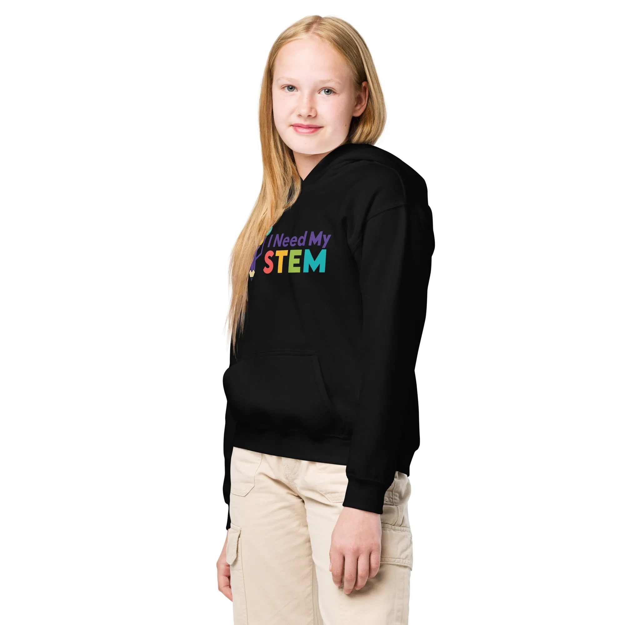 I Need STEM Youth Heavy Blend Hoodie