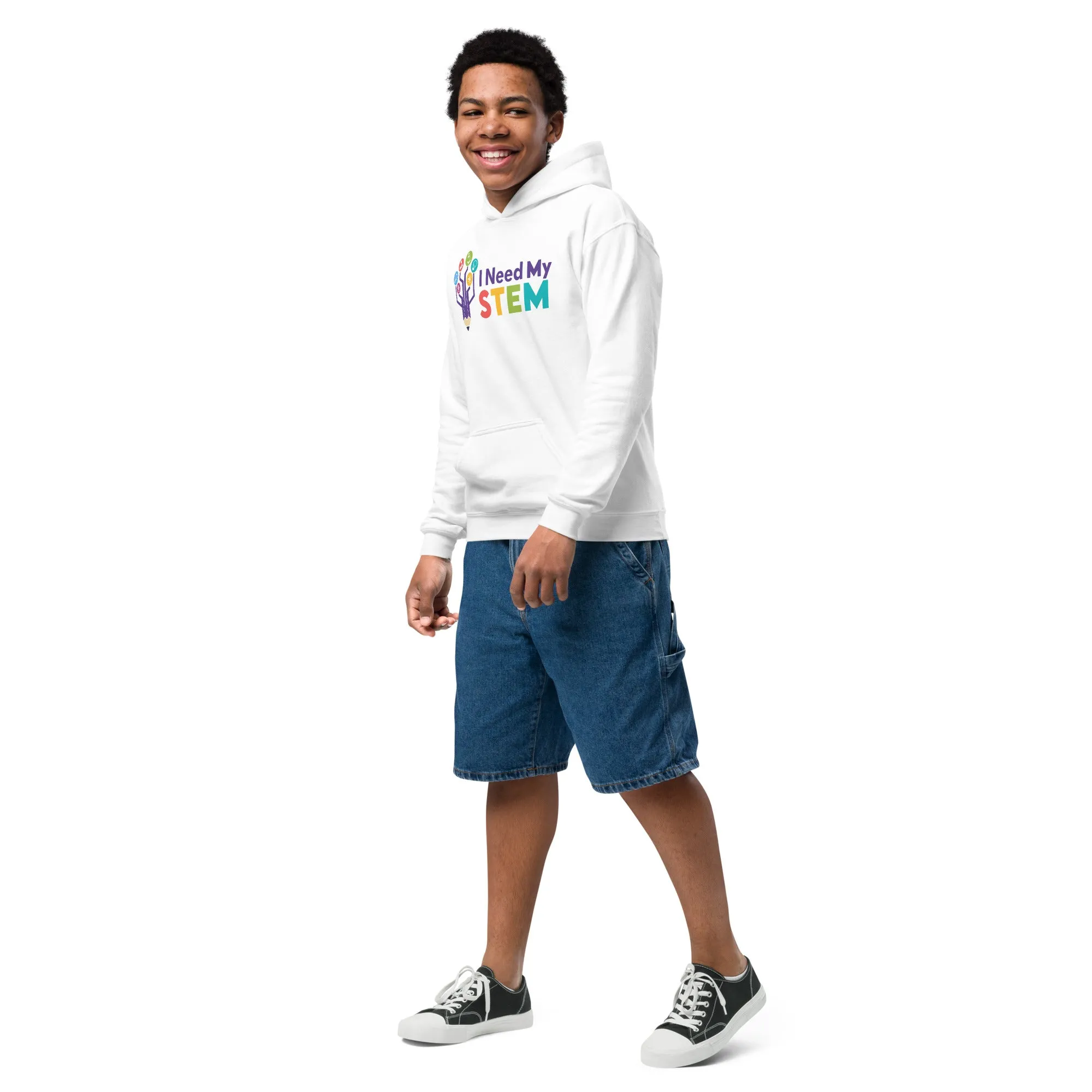 I Need STEM Youth Heavy Blend Hoodie