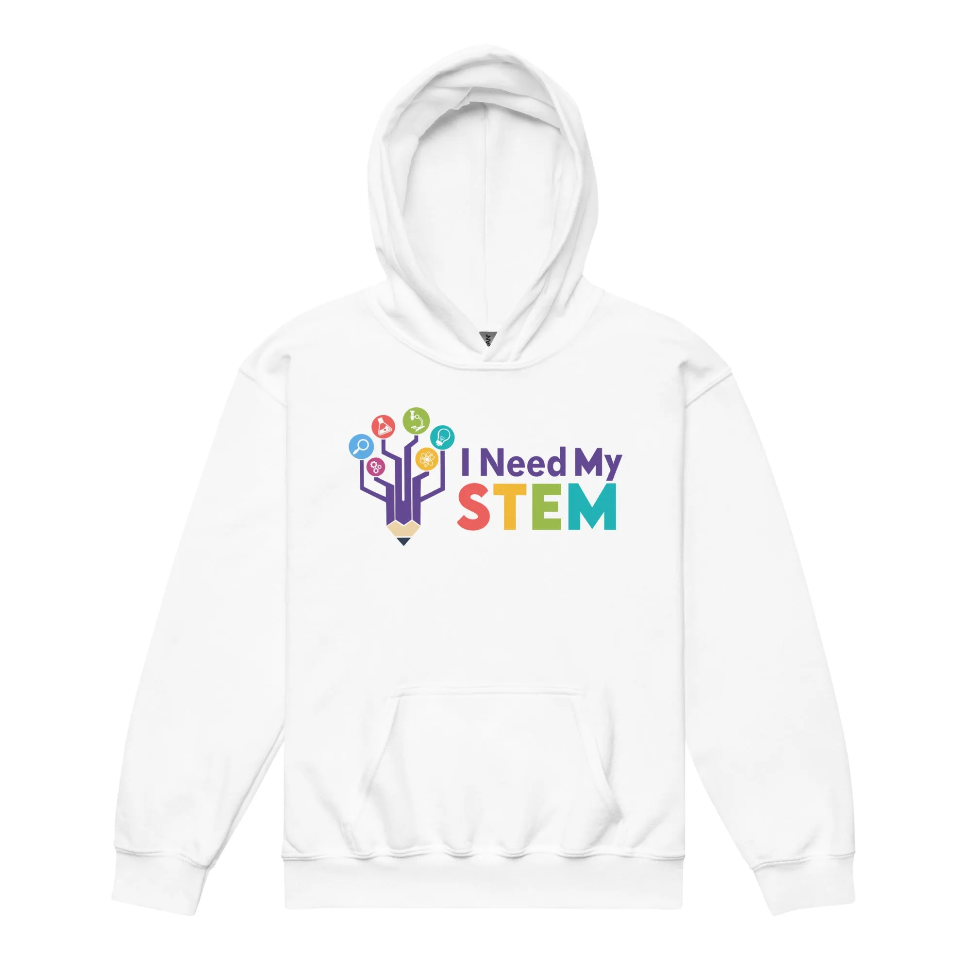 I Need STEM Youth Heavy Blend Hoodie