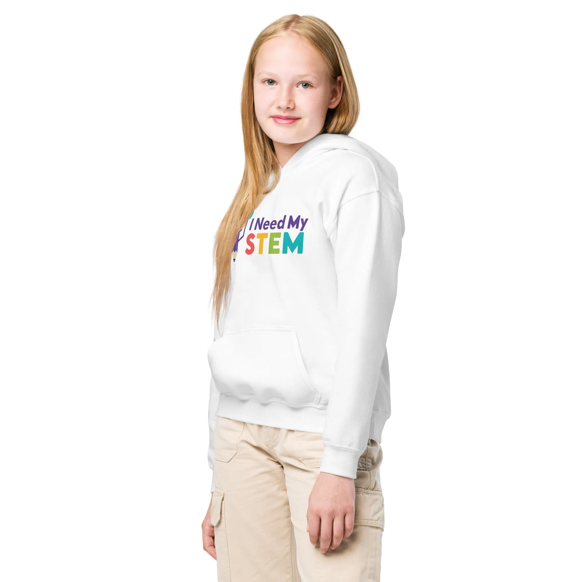 I Need STEM Youth Heavy Blend Hoodie