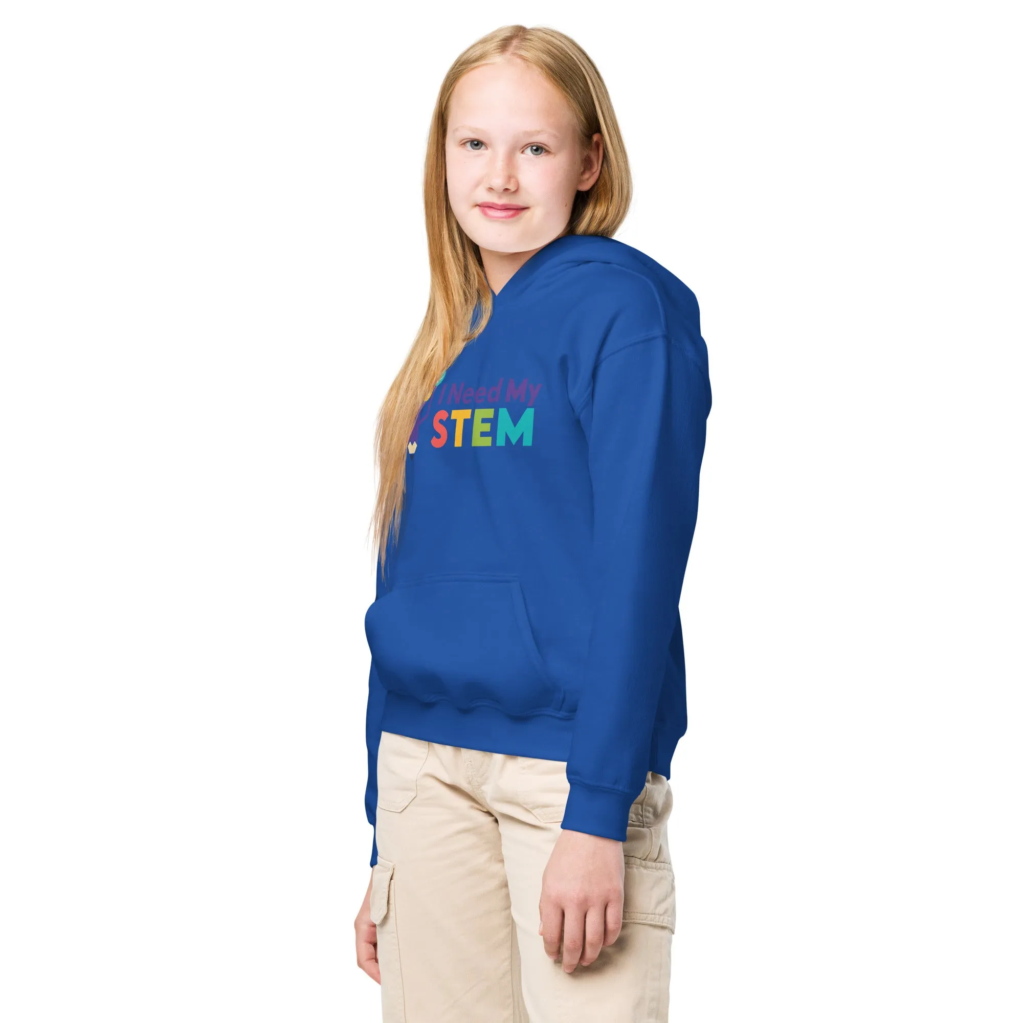 I Need STEM Youth Heavy Blend Hoodie