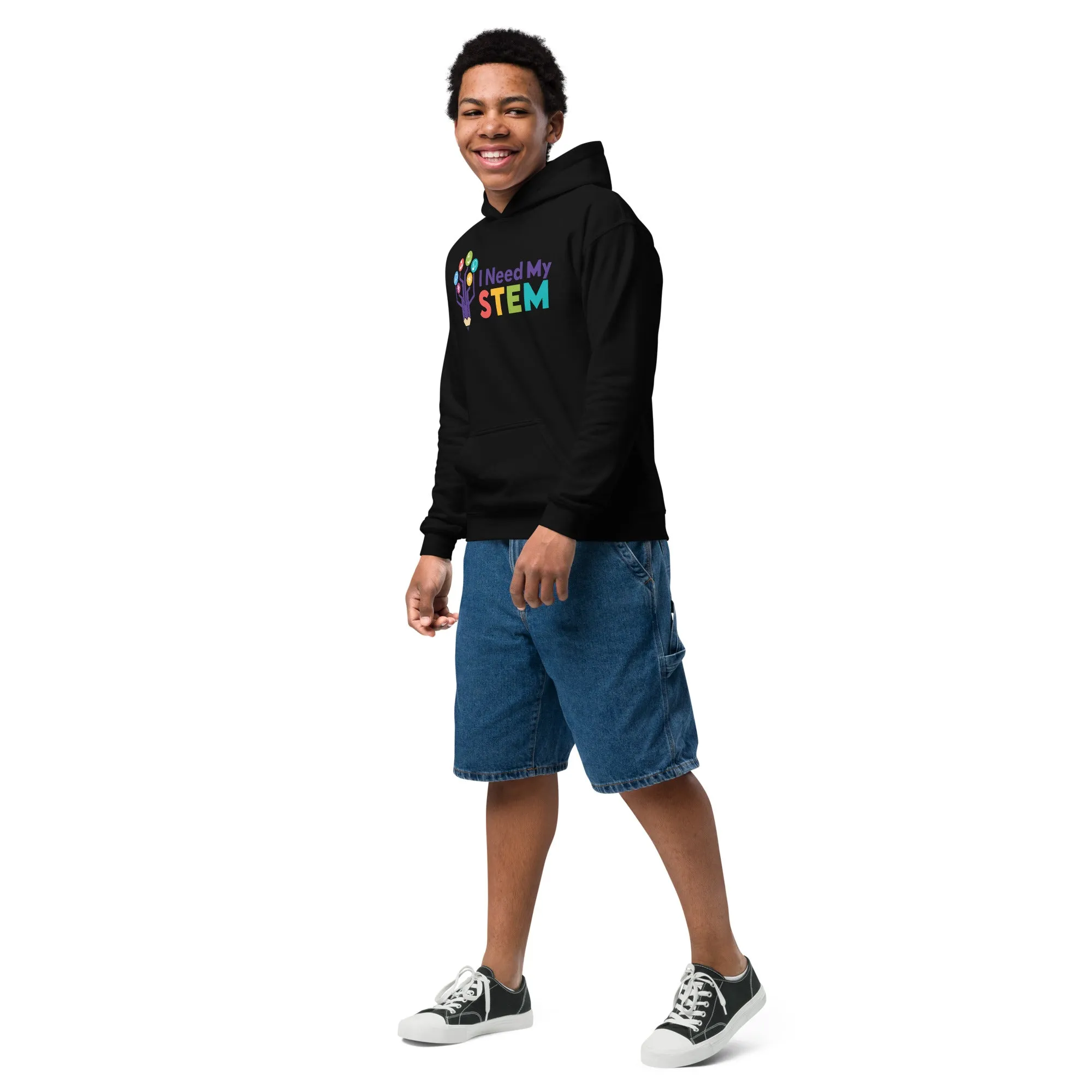 I Need STEM Youth Heavy Blend Hoodie