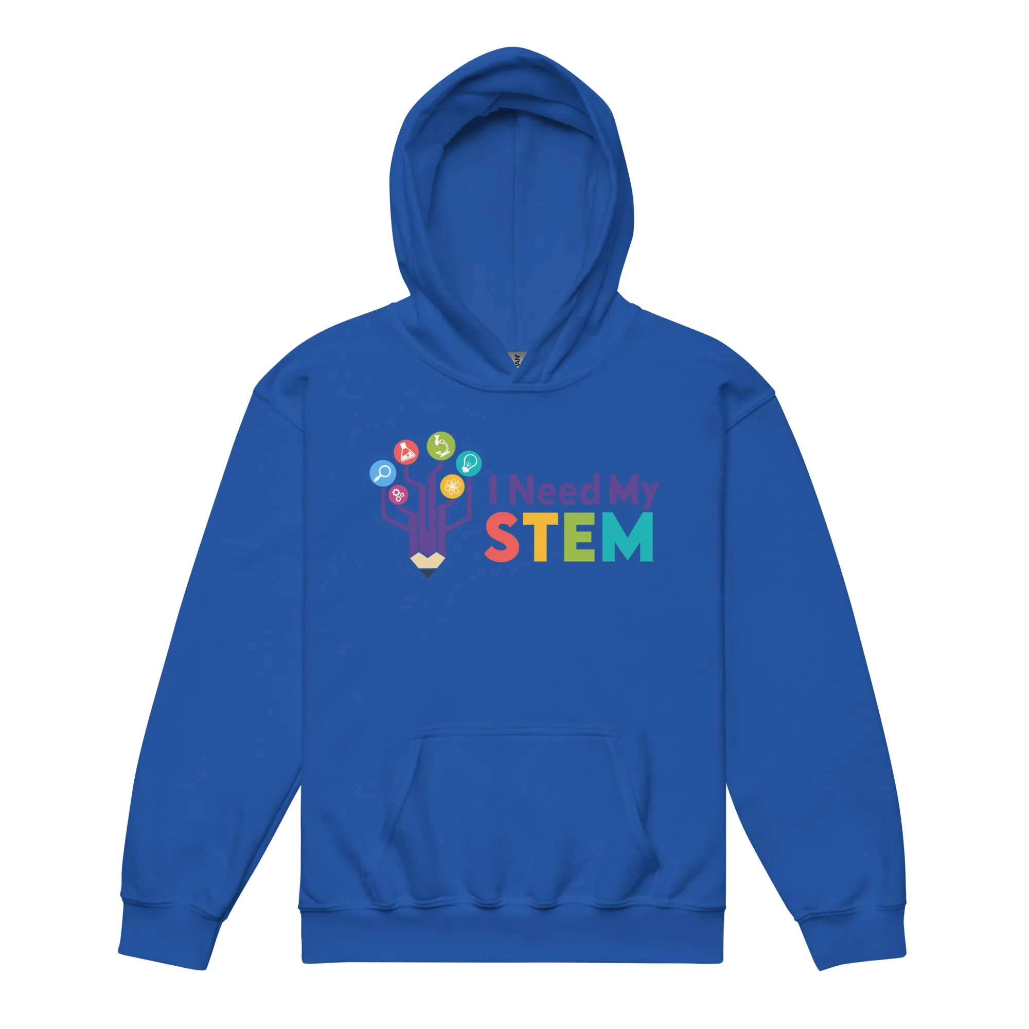 I Need STEM Youth Heavy Blend Hoodie