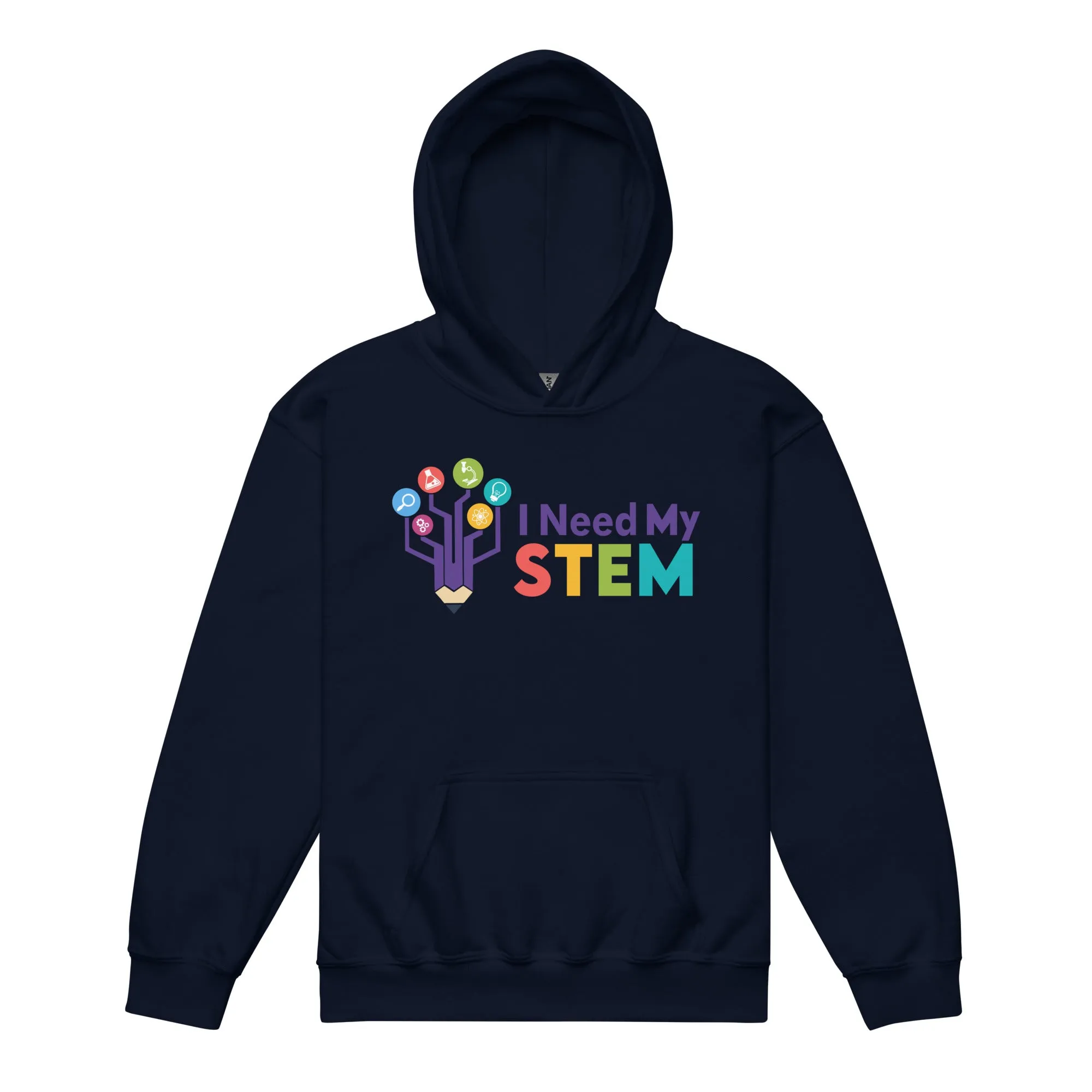 I Need STEM Youth Heavy Blend Hoodie