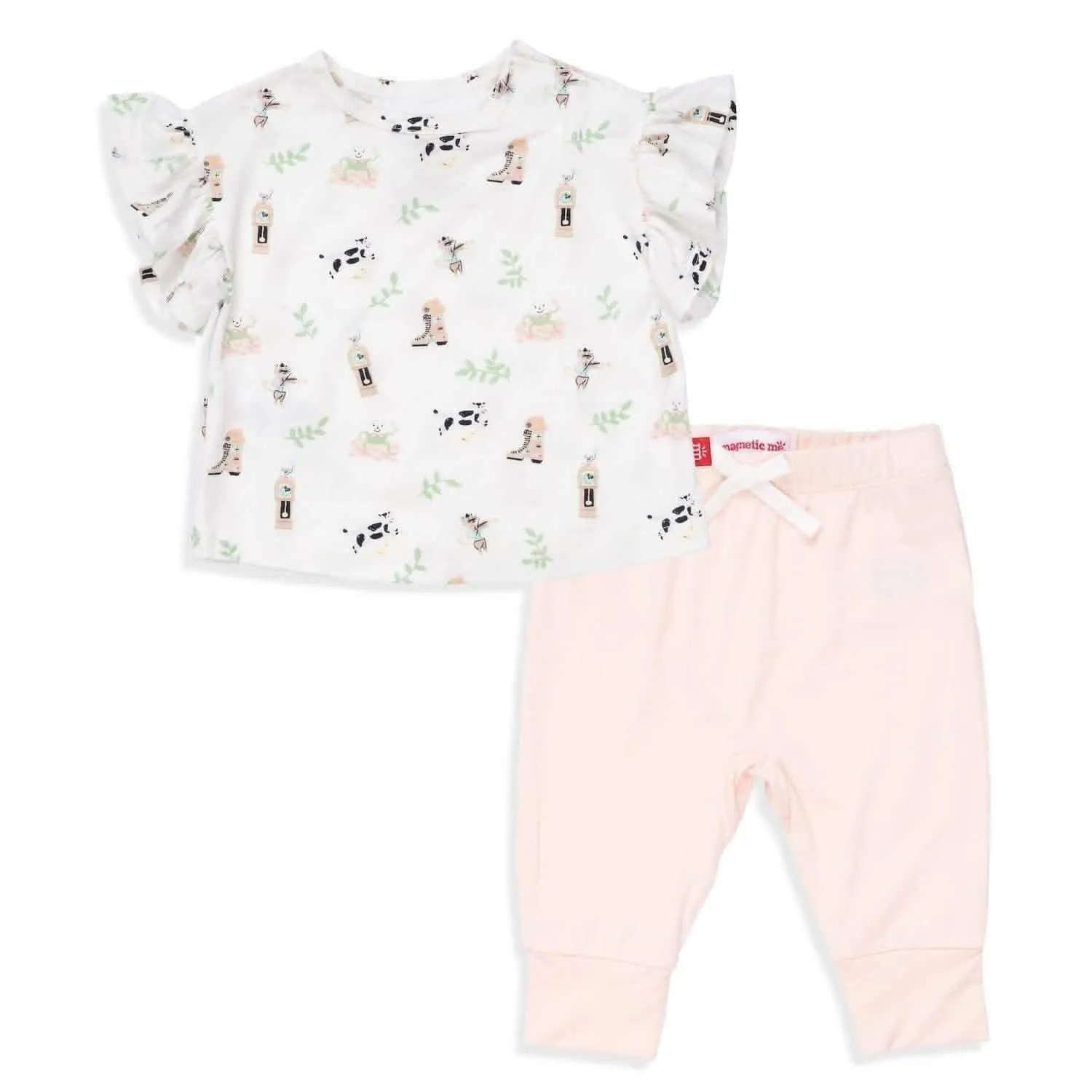 introduce mother goose magnetic modal infant set | pink - re-loved