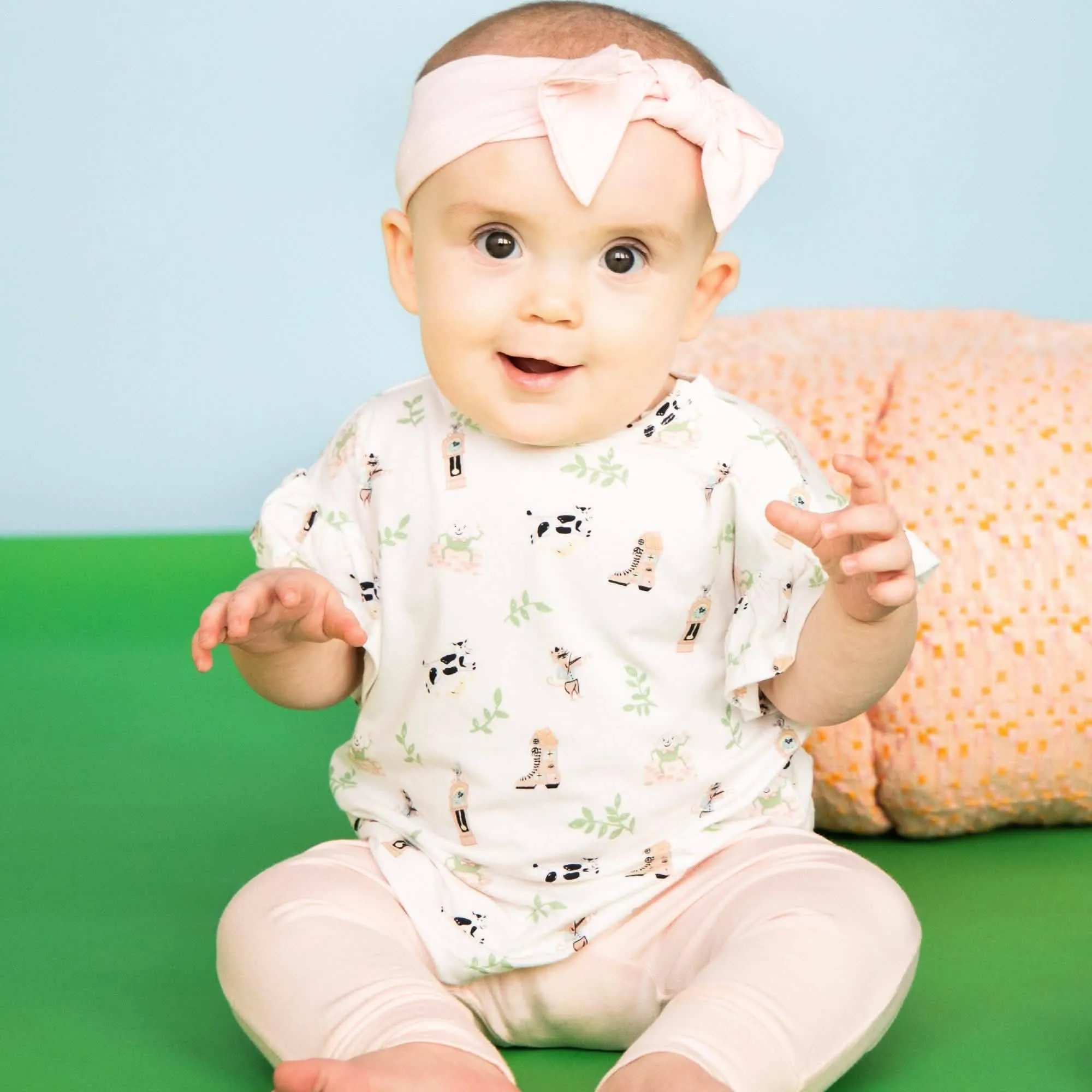 introduce mother goose magnetic modal infant set | pink - re-loved