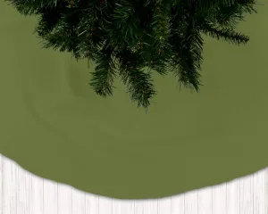 Light Pistachio, Terrain Cactus, Dark Pine Green Holiday Christmas Tree Skirts