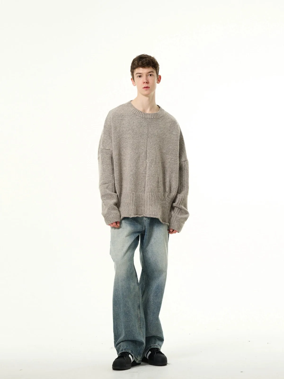 Madwitch Drop Shoulder Loose Sweater
