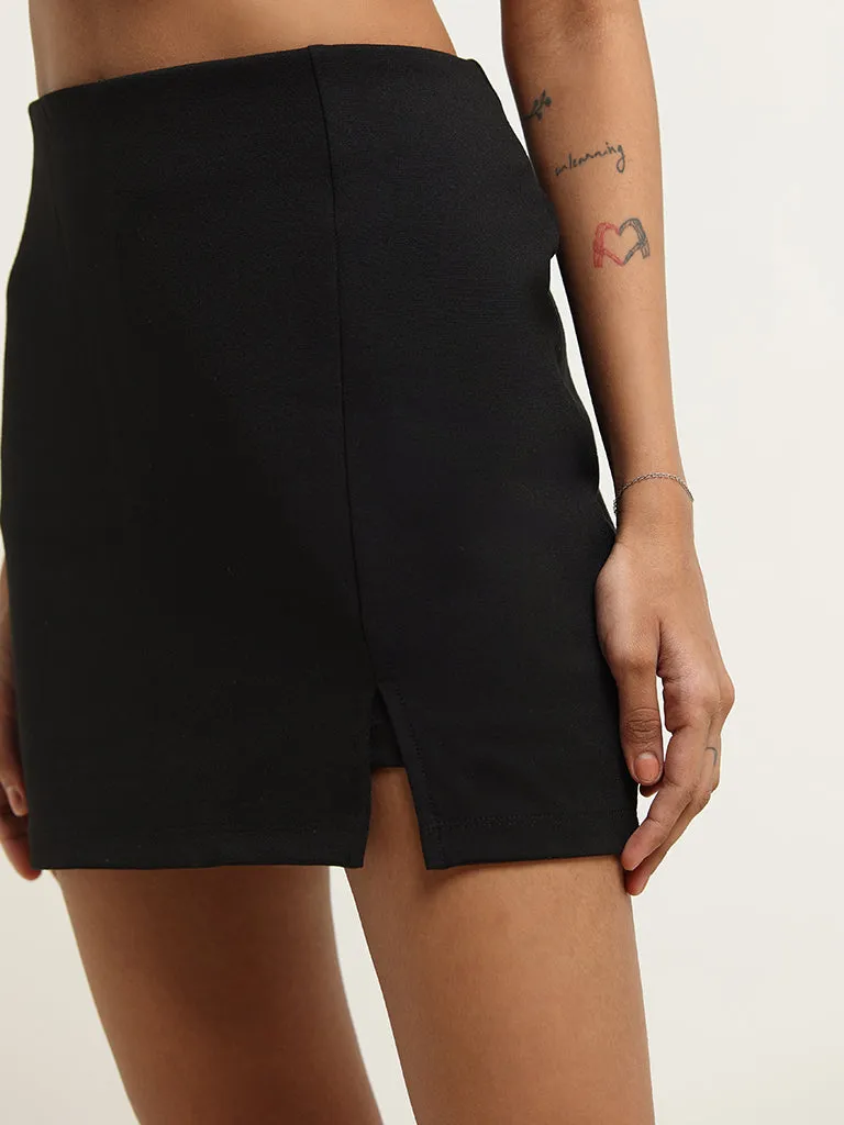 Nuon Black Mini Skirt