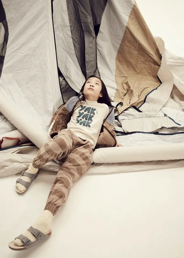 Pant Perform Soft Brown Stripe