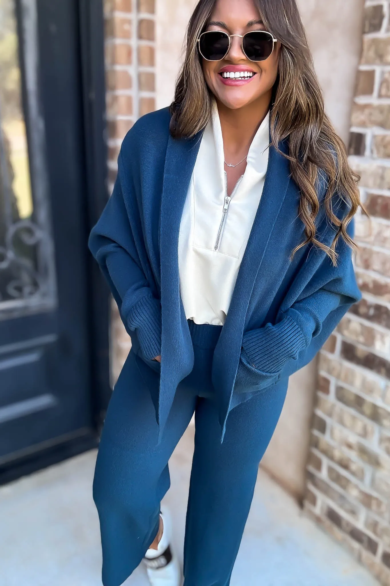 Peacock Soft Knit Sweater Pants