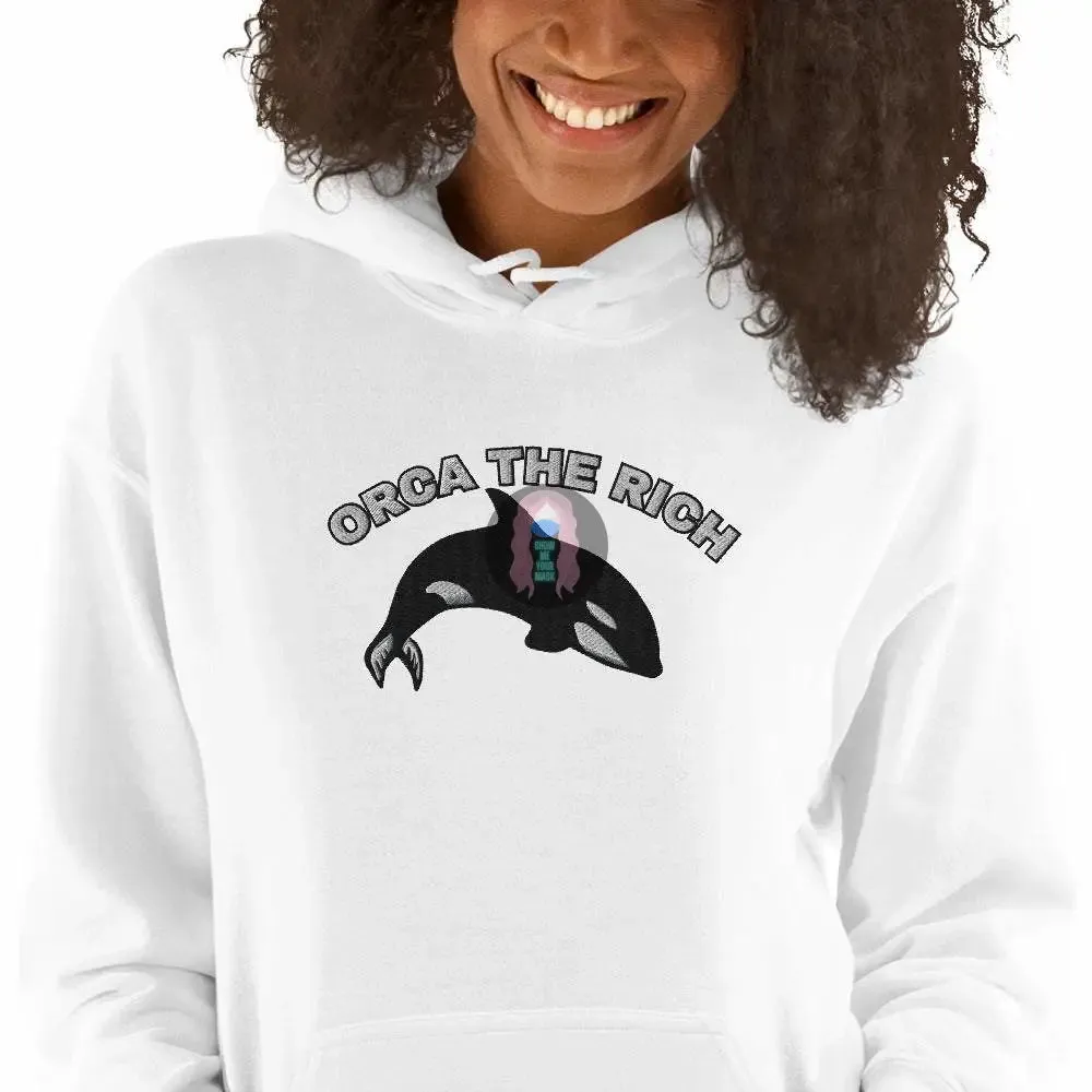"Orca the Rich" Embroidered Unisex Hoodie