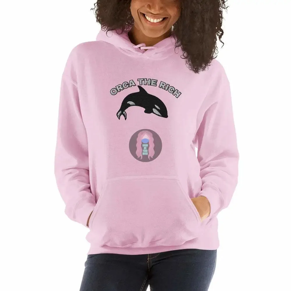"Orca the Rich" Embroidered Unisex Hoodie