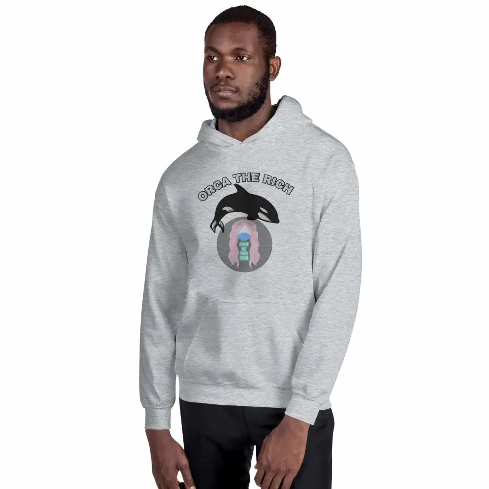 "Orca the Rich" Embroidered Unisex Hoodie