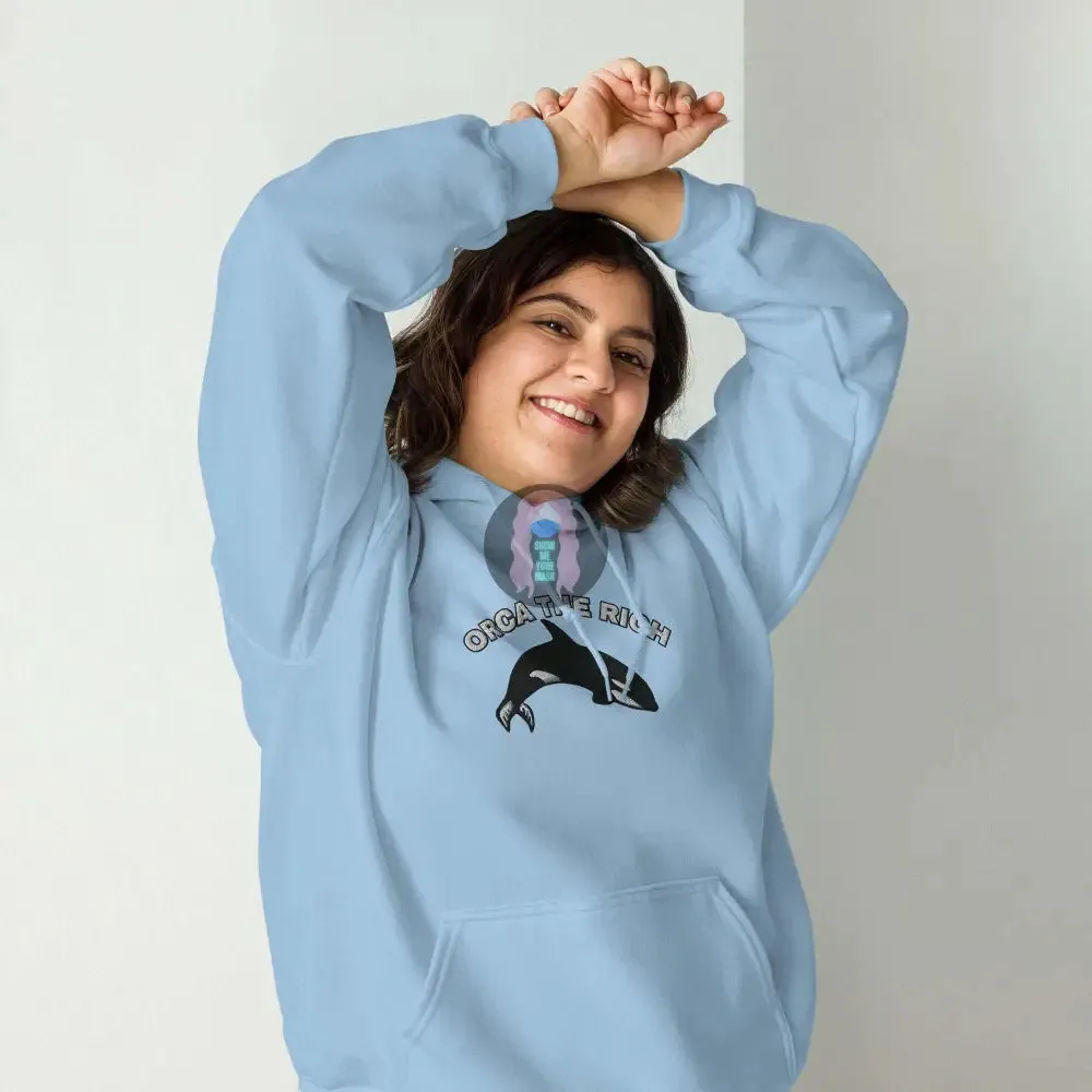 "Orca the Rich" Embroidered Unisex Hoodie