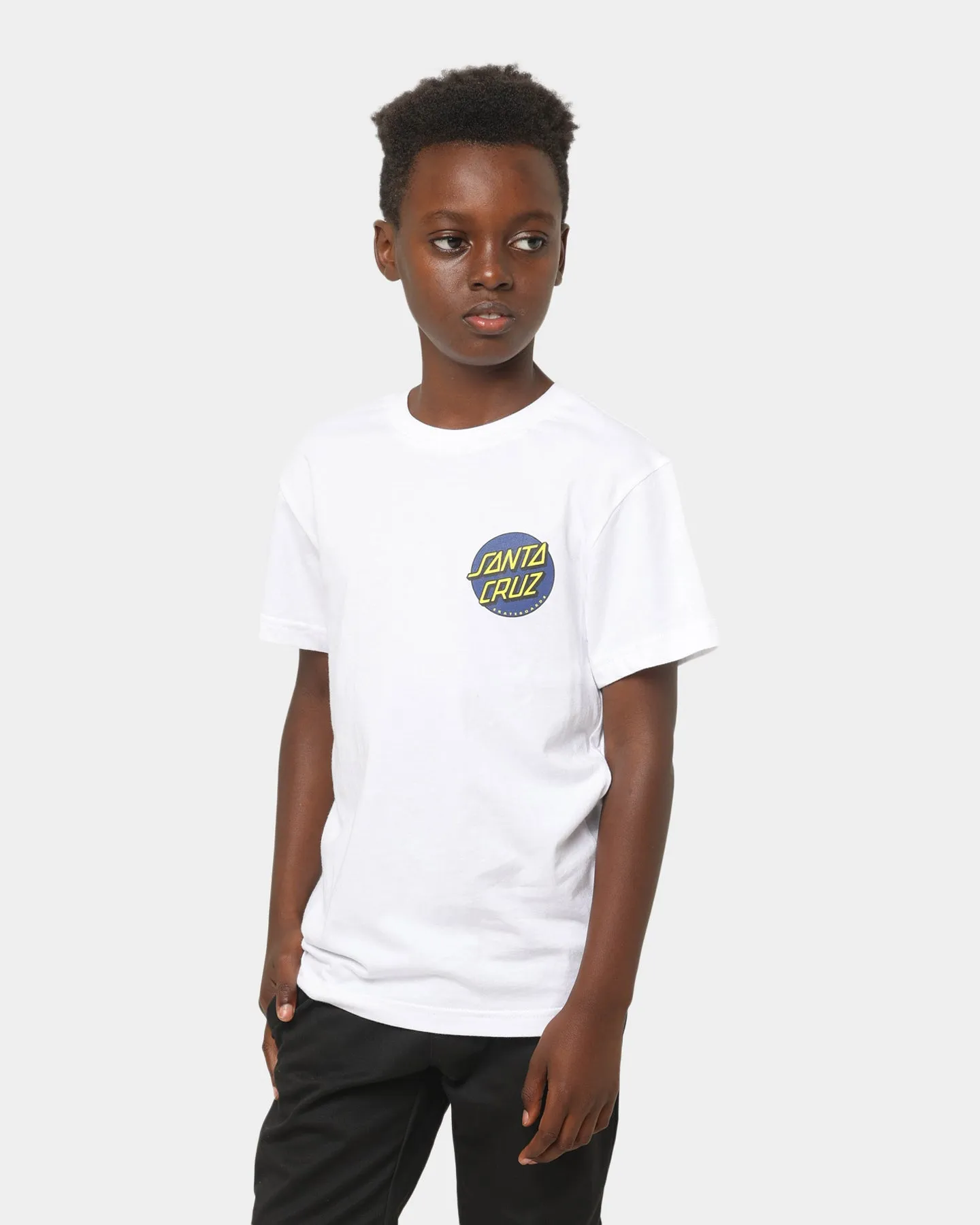 Santa Cruz Kids' Phillips Eyegore Short Sleeve T-Shirt White