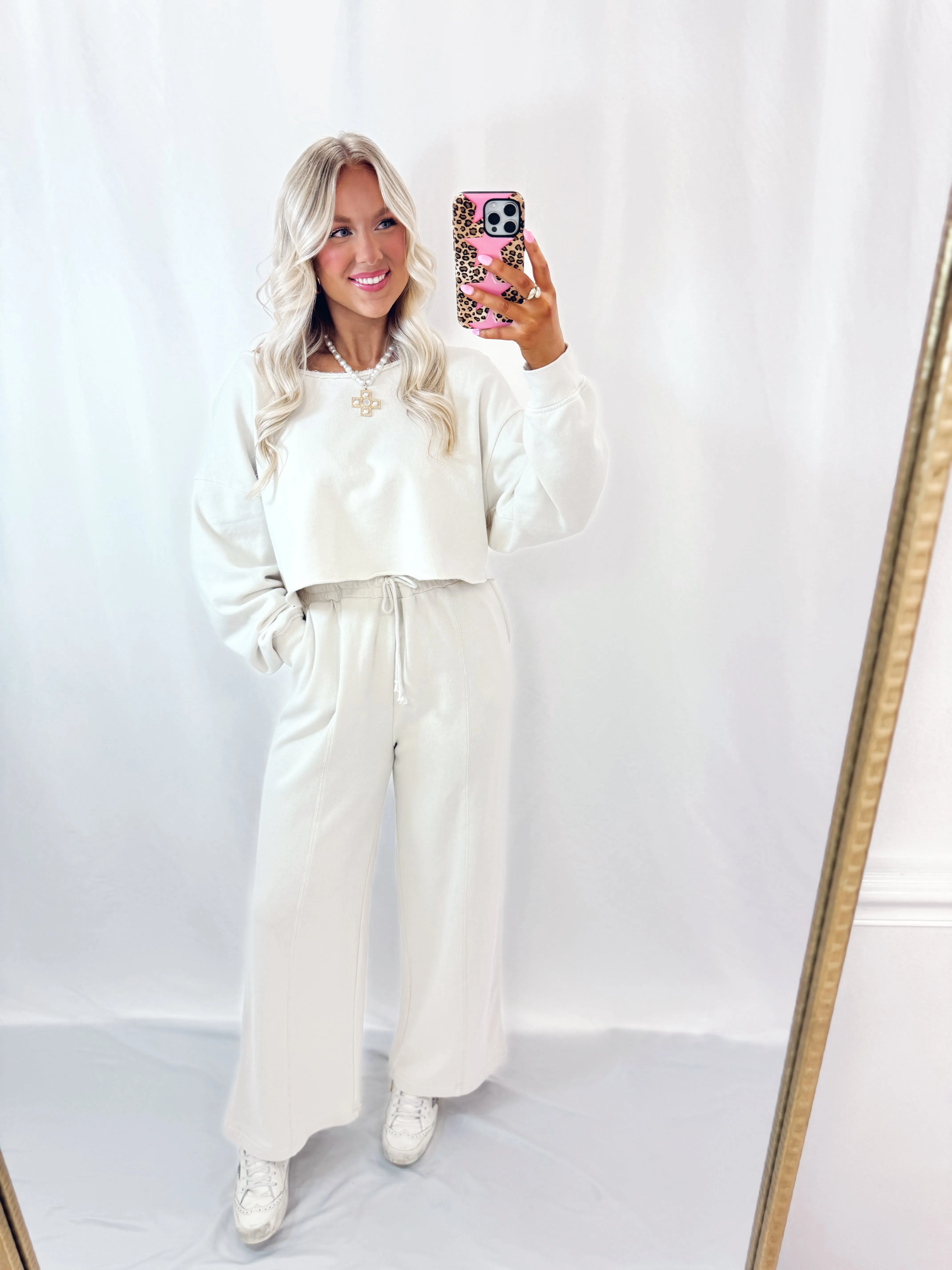Soft Girl Sweatpants CREAM
