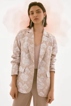 Somara Signature | Brocade Floral Print Blazer- Joseph Ribkoff 251729