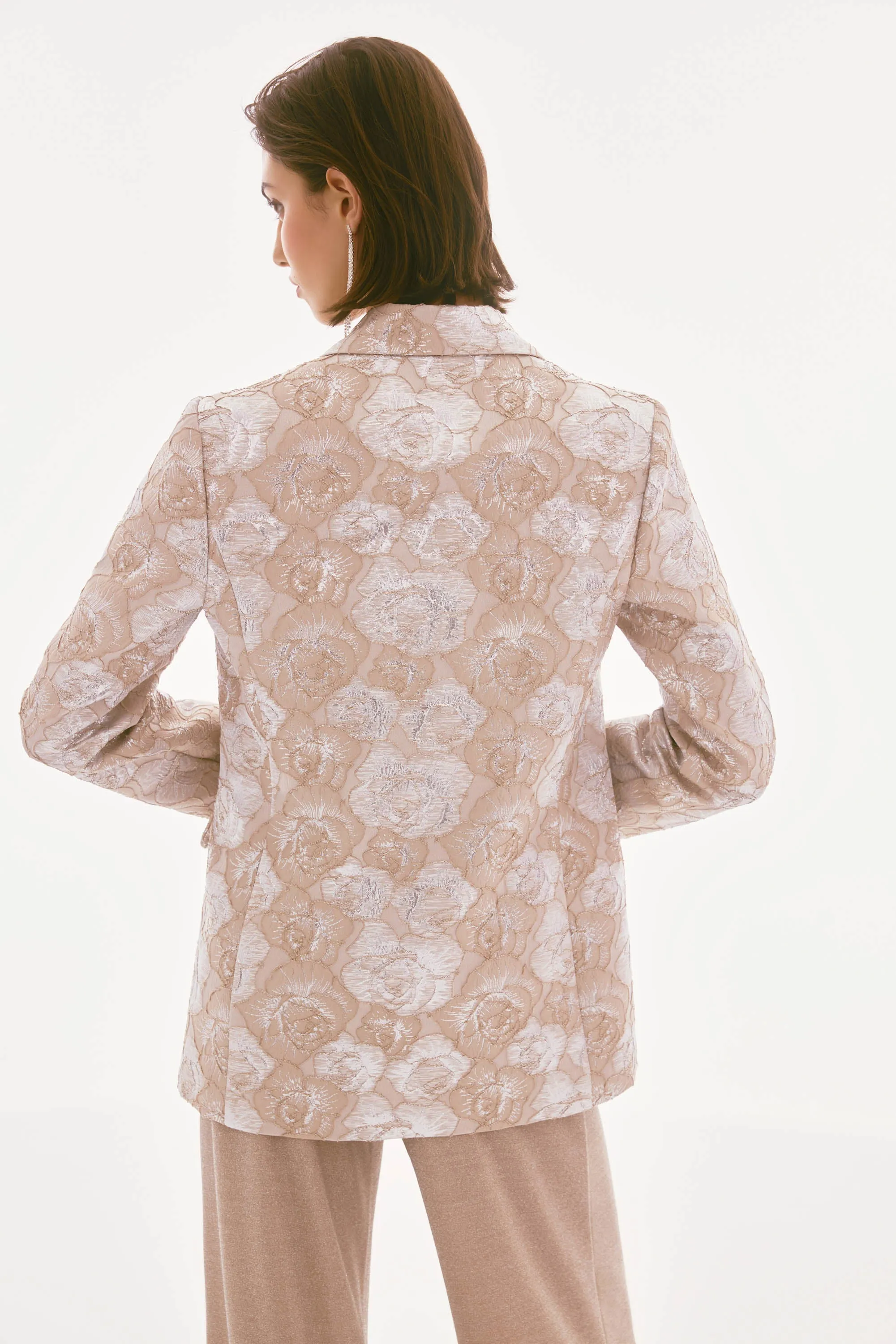 Somara Signature | Brocade Floral Print Blazer- Joseph Ribkoff 251729
