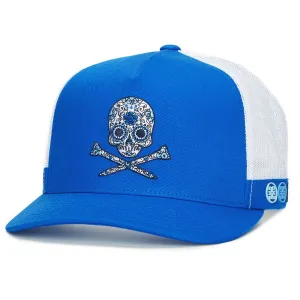 Sugar Skull & Tees Cotton Twill Trucker Cap Racer - AW24