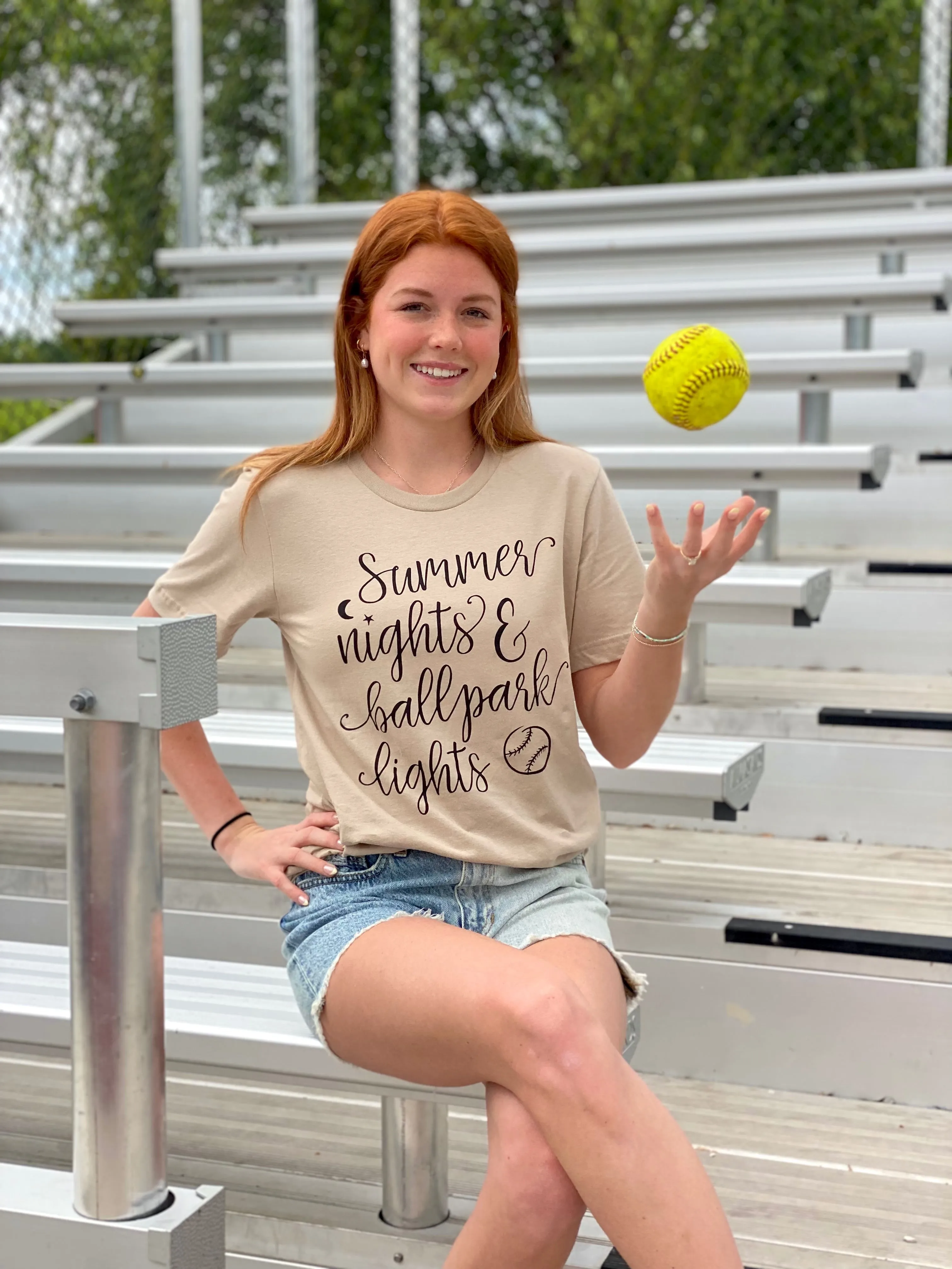 Summer Nights & Ballpark Lights Tee