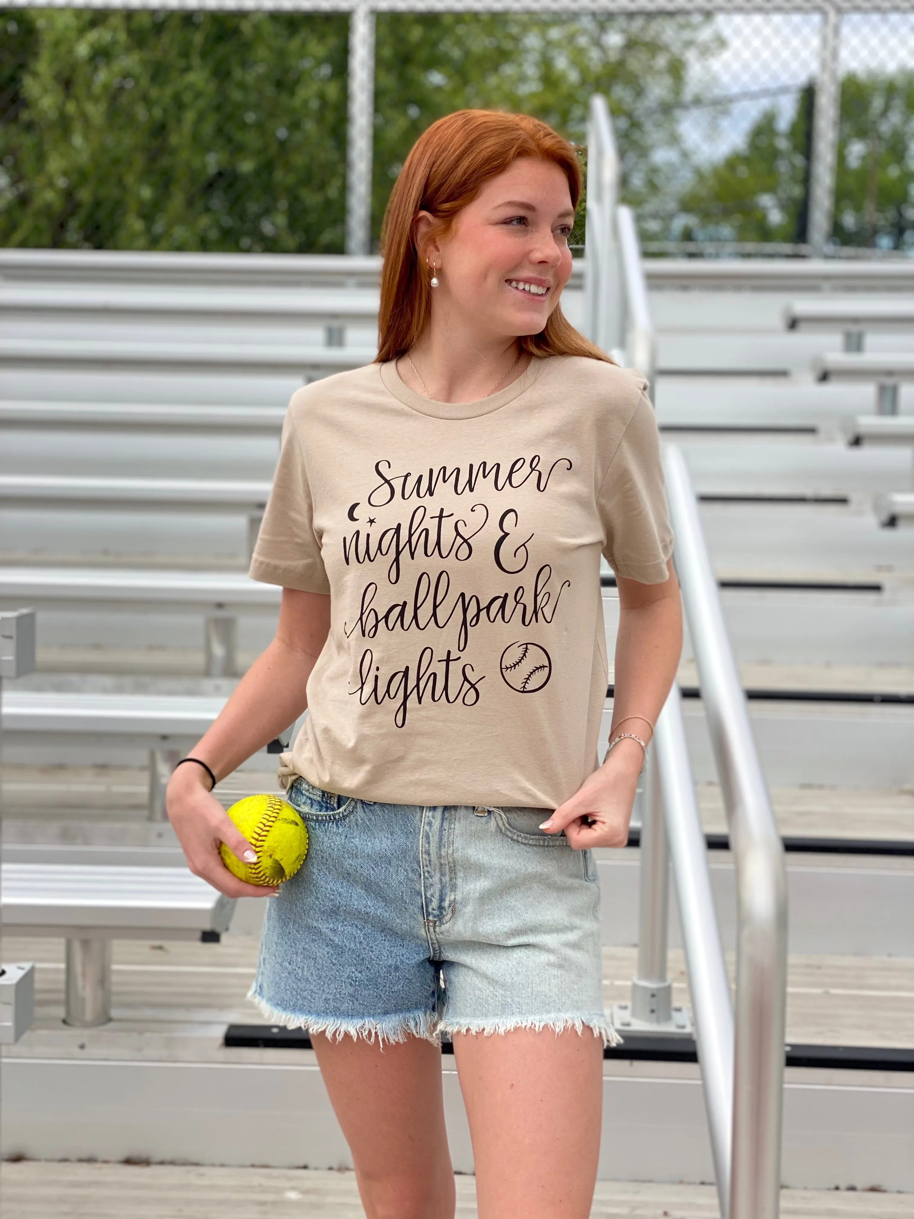Summer Nights & Ballpark Lights Tee