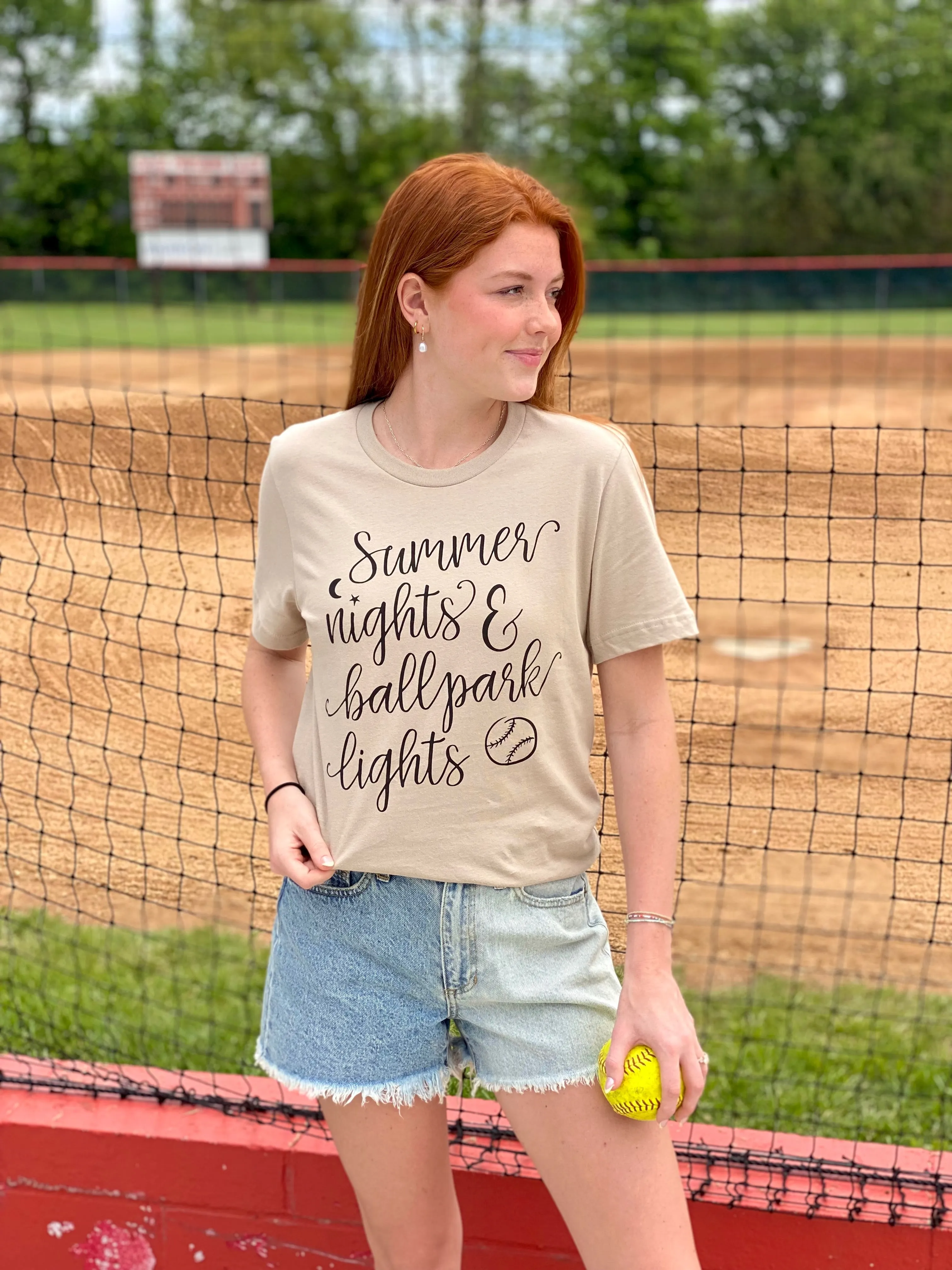 Summer Nights & Ballpark Lights Tee